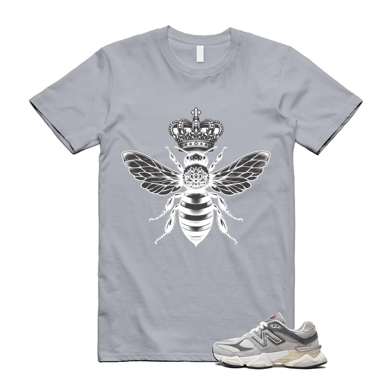 9060 Rain Cloud Grey Castlerock T Shirt Match BEE U9060GRY T-Shirt, Sneaker Match Tee