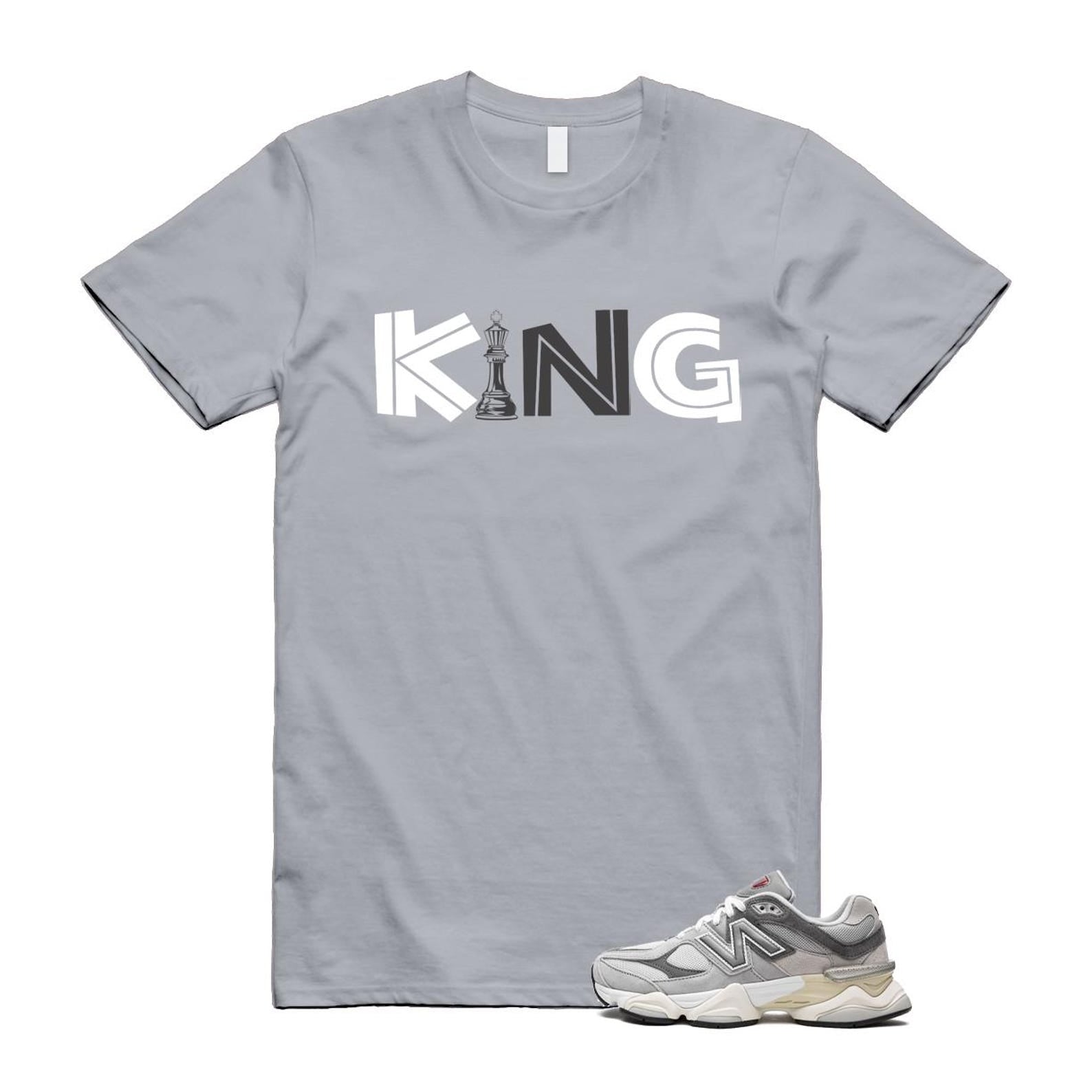 9060 Rain Cloud Grey Castlerock T Shirt Match KING U9060GRY T-Shirt, Sneaker Match Tee