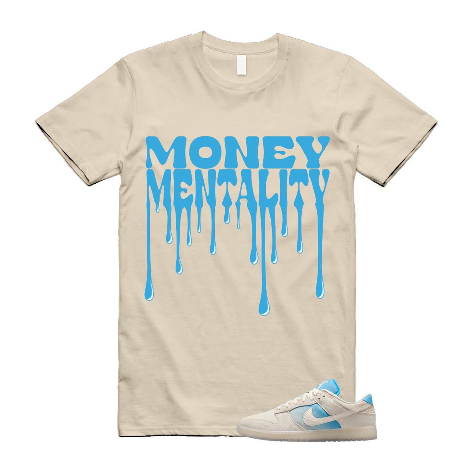 Dunk LA Sail Pale Ivory Baltic Blue SE T Shirt Match MENTALITY HQ3621-133 T-Shirt, Sneaker Match Tee