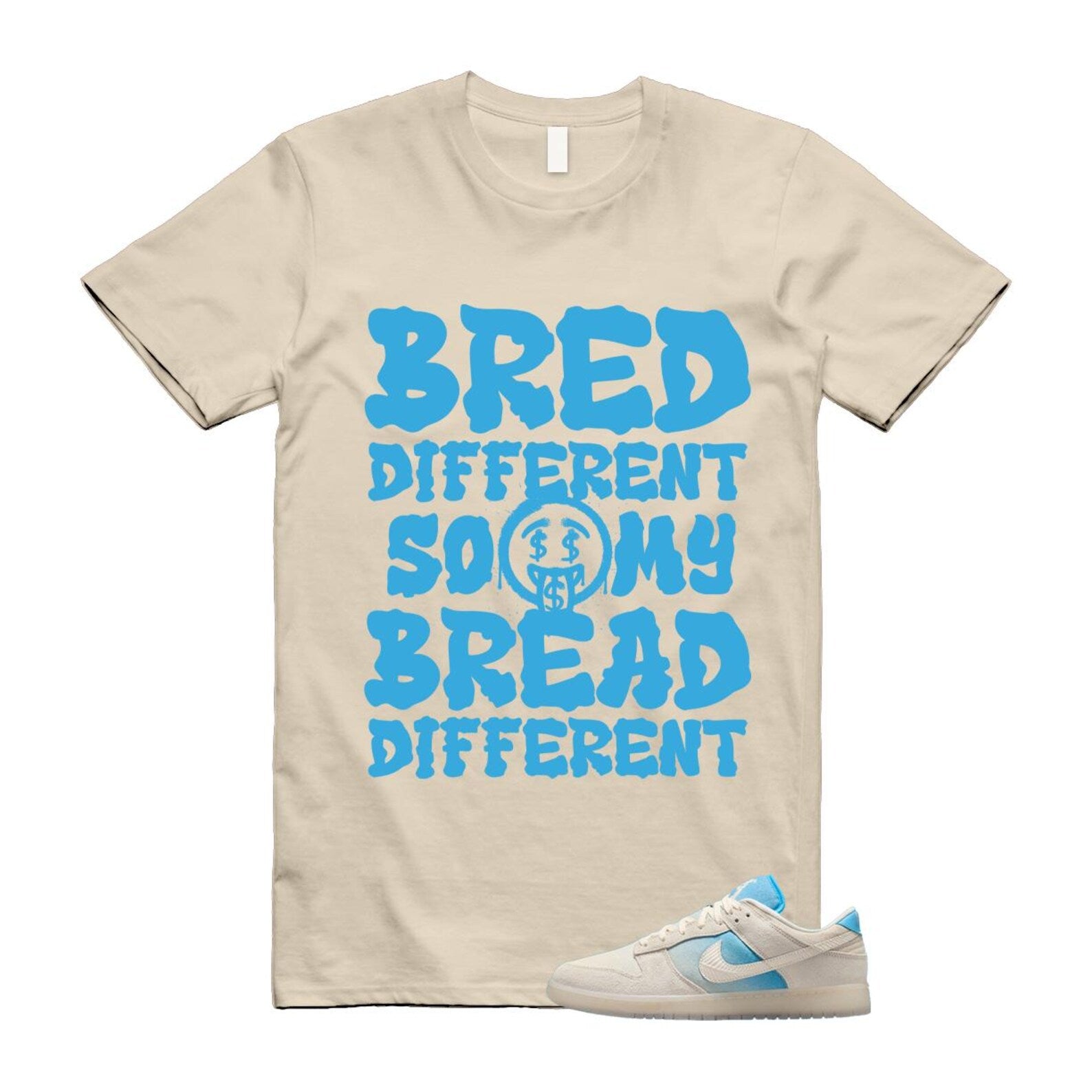 Dunk LA Sail Pale Ivory Baltic Blue SE T Shirt Match BDBD HQ3621-133 T-Shirt, Sneaker Match Tee