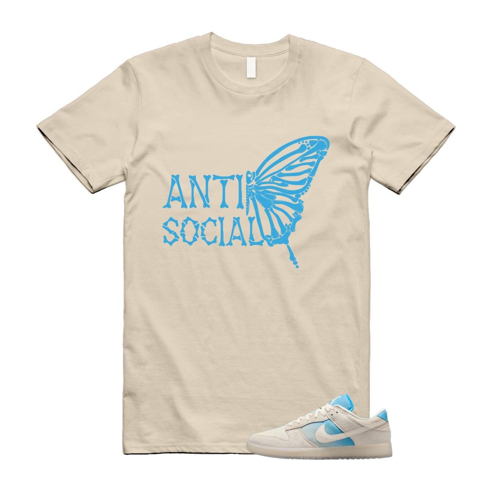 Dunk LA Sail Pale Ivory Baltic Blue SE T Shirt Match ASB HQ3621-133 T-Shirt, Sneaker Match Tee
