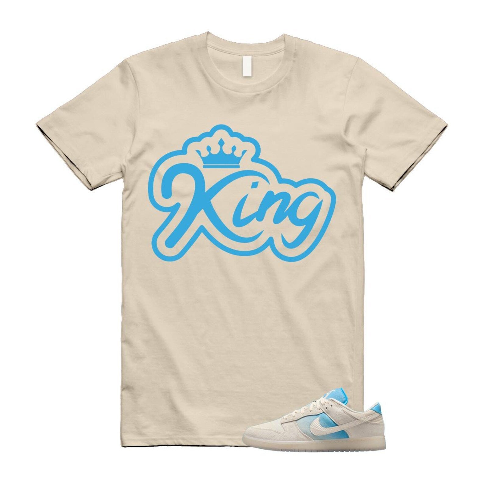 Dunk LA Sail Pale Ivory Baltic Blue SE T Shirt Match K2 HQ3621-133 T-Shirt, Sneaker Match Tee