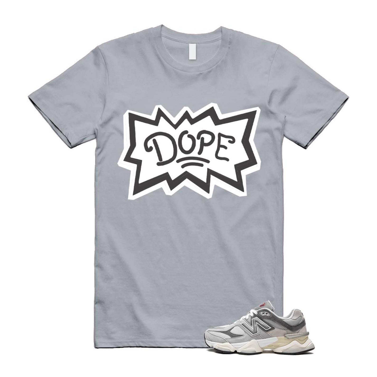 9060 Rain Cloud Grey Castlerock T Shirt Match DOPE U9060GRY T-Shirt, Sneaker Match Tee