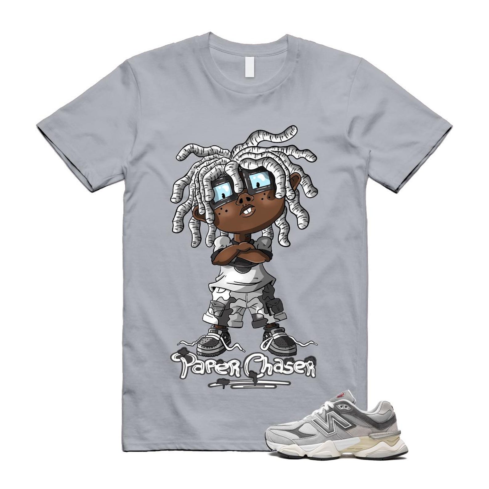 9060 Rain Cloud Grey Castlerock T Shirt Match CHUCKY U9060GRY T-Shirt, Sneaker Match Tee