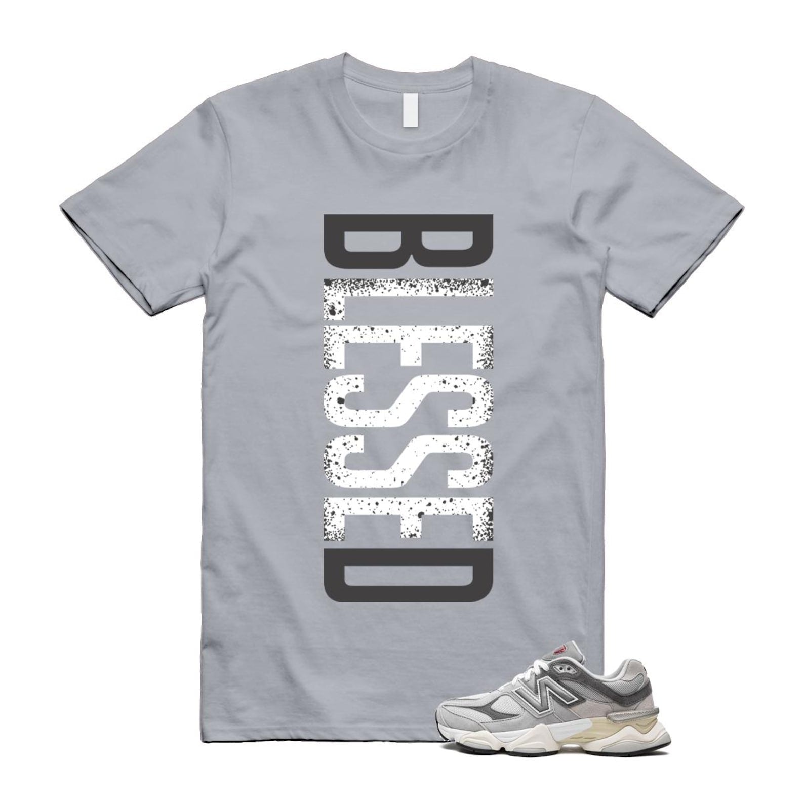 9060 Rain Cloud Grey Castlerock T Shirt Match VERTBLS U9060GRY T-Shirt, Sneaker Match Tee