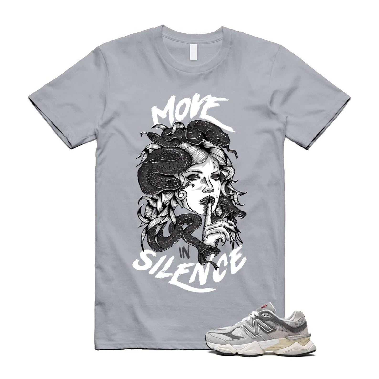 9060 Rain Cloud Grey Castlerock T Shirt Match MIS U9060GRY T-Shirt, Sneaker Match Tee