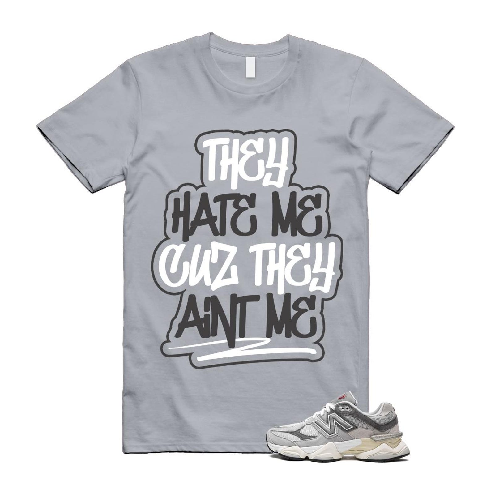 9060 Rain Cloud Grey Castlerock T Shirt Match AINT ME U9060GRY T-Shirt, Sneaker Match Tee