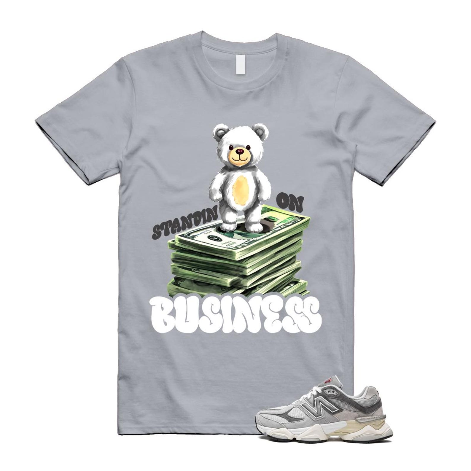 9060 Rain Cloud Grey Castlerock T Shirt Match SB2 U9060GRY T-Shirt, Sneaker Match Tee