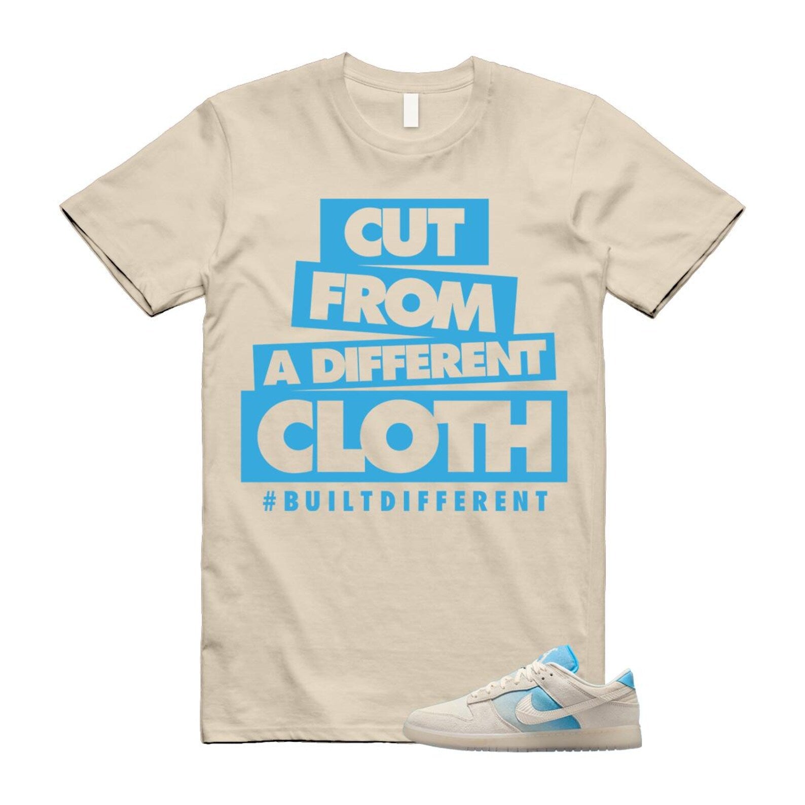 Dunk LA Sail Pale Ivory Baltic Blue SE T Shirt Match CLOTH HQ3621-133 T-Shirt, Sneaker Match Tee