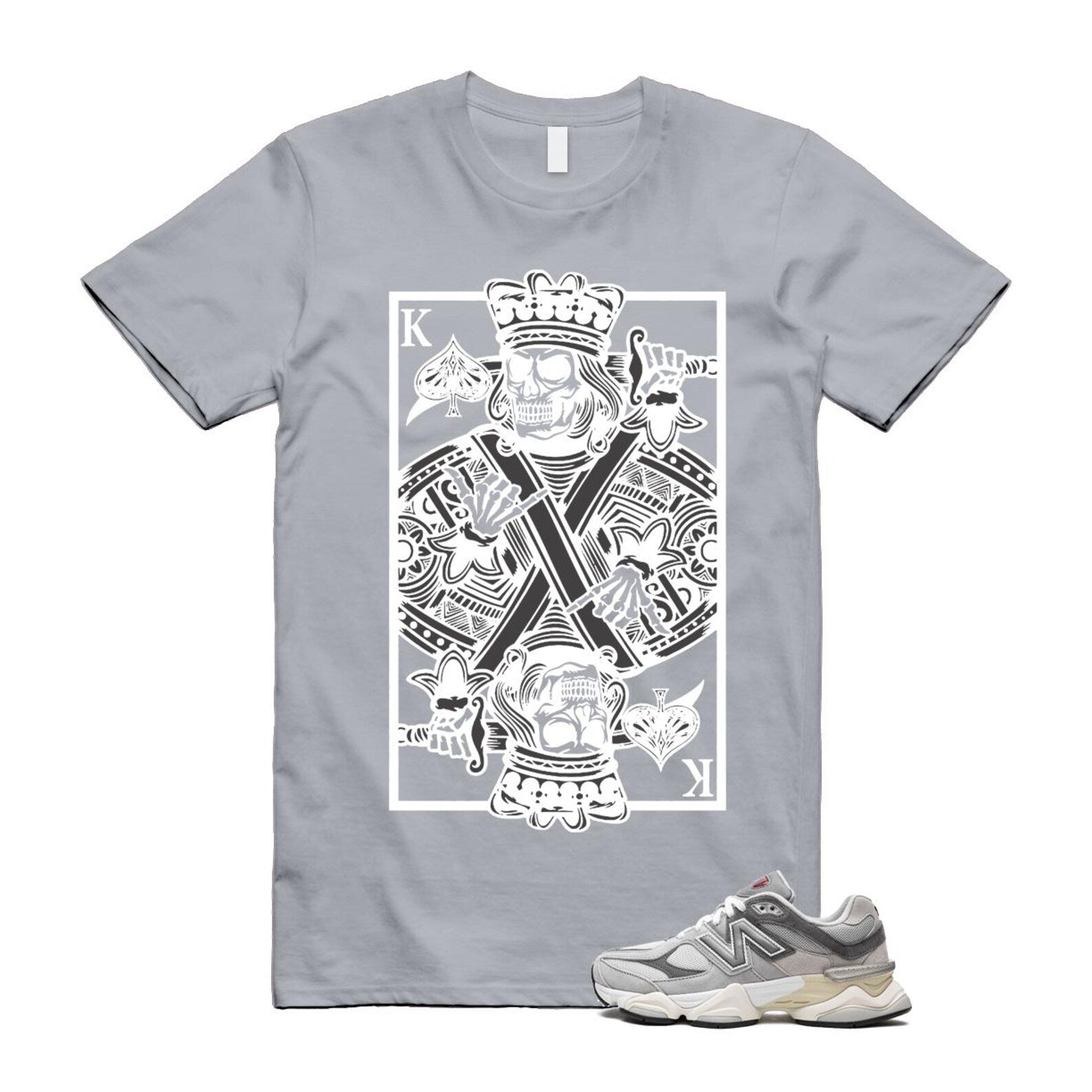 9060 Rain Cloud Grey Castlerock T Shirt Match KC U9060GRY T-Shirt, Sneaker Match Tee