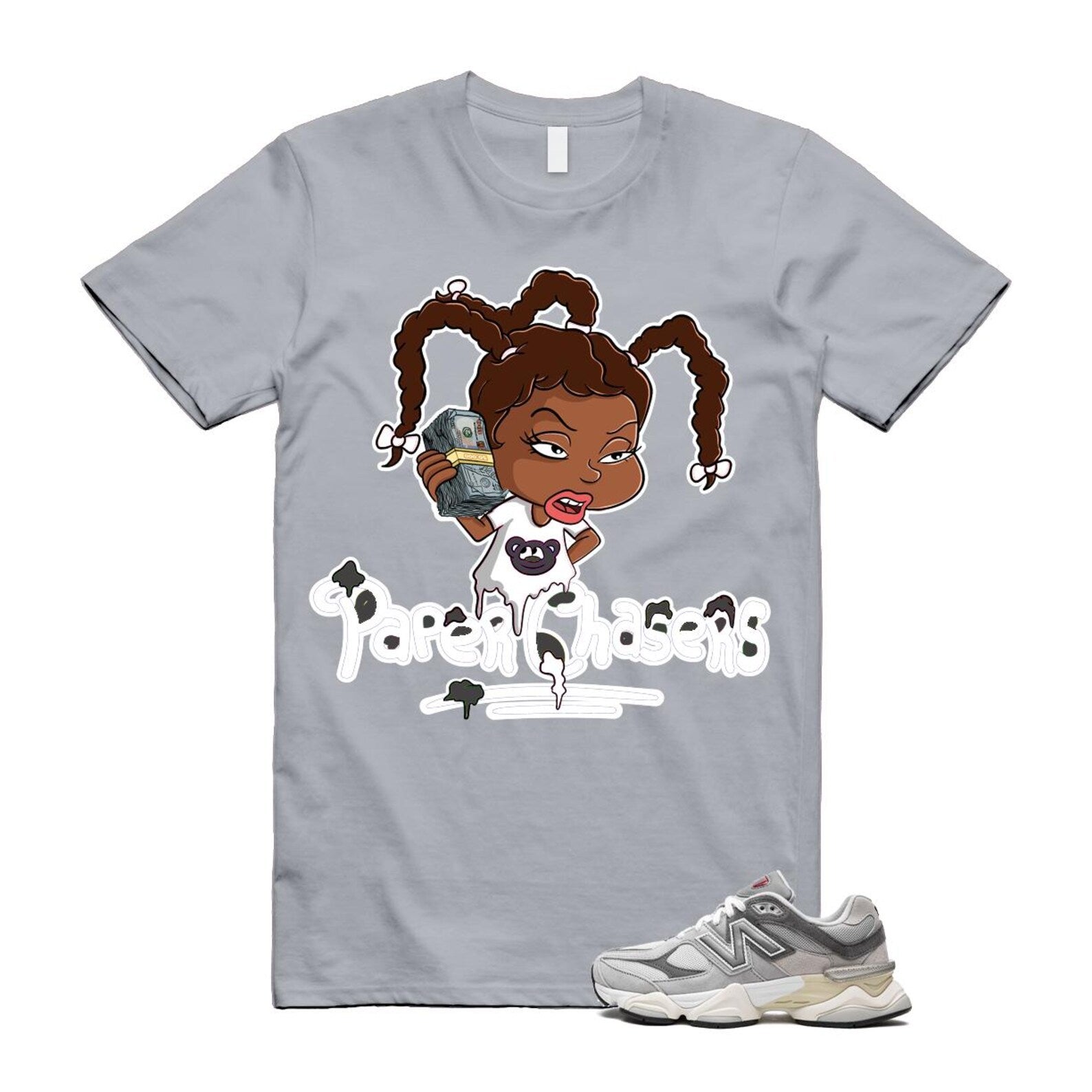 9060 Rain Cloud Grey Castlerock T Shirt Match PC U9060GRY T-Shirt, Sneaker Match Tee