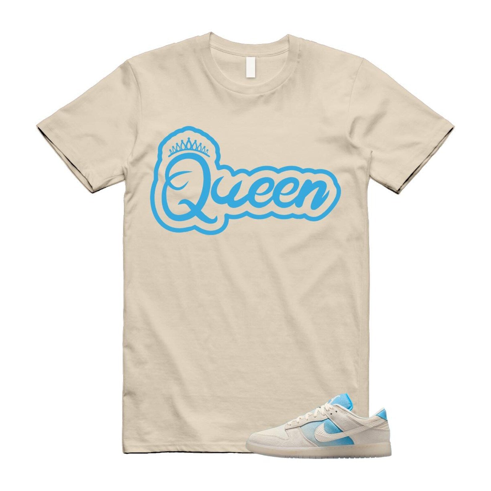 Dunk LA Sail Pale Ivory Baltic Blue SE T Shirt Match Q2 HQ3621-133 T-Shirt, Sneaker Match Tee