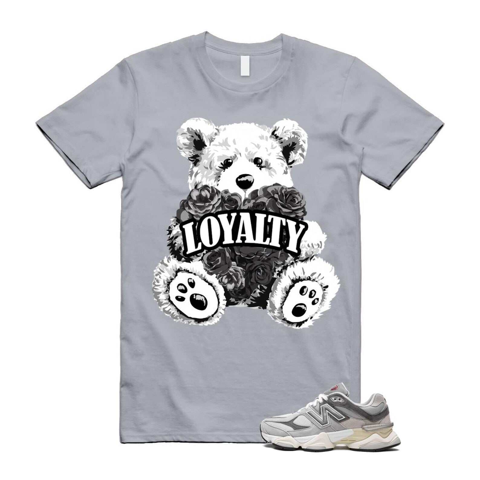 9060 Rain Cloud Grey Castlerock T Shirt Match LYLTY U9060GRY T-Shirt, Sneaker Match Tee