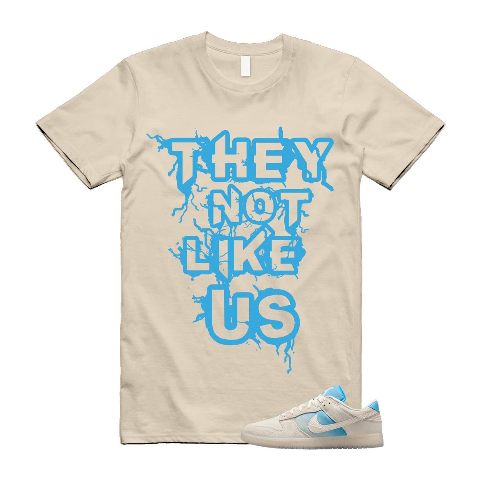 Dunk LA Sail Pale Ivory Baltic Blue SE T Shirt Match US HQ3621-133 T-Shirt, Sneaker Match Tee