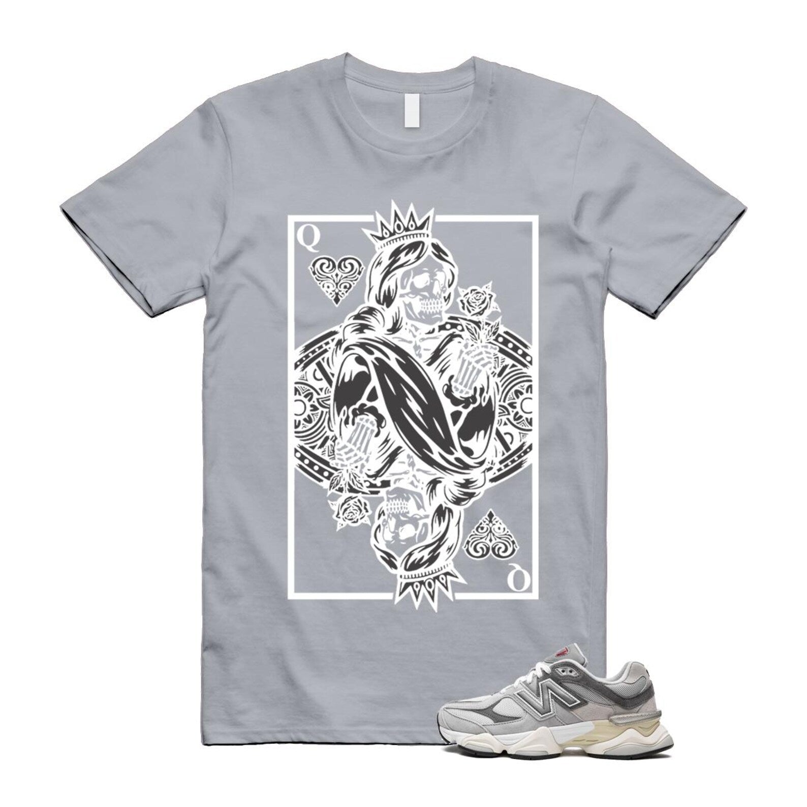 9060 Rain Cloud Grey Castlerock T Shirt Match QC U9060GRY T-Shirt, Sneaker Match Tee