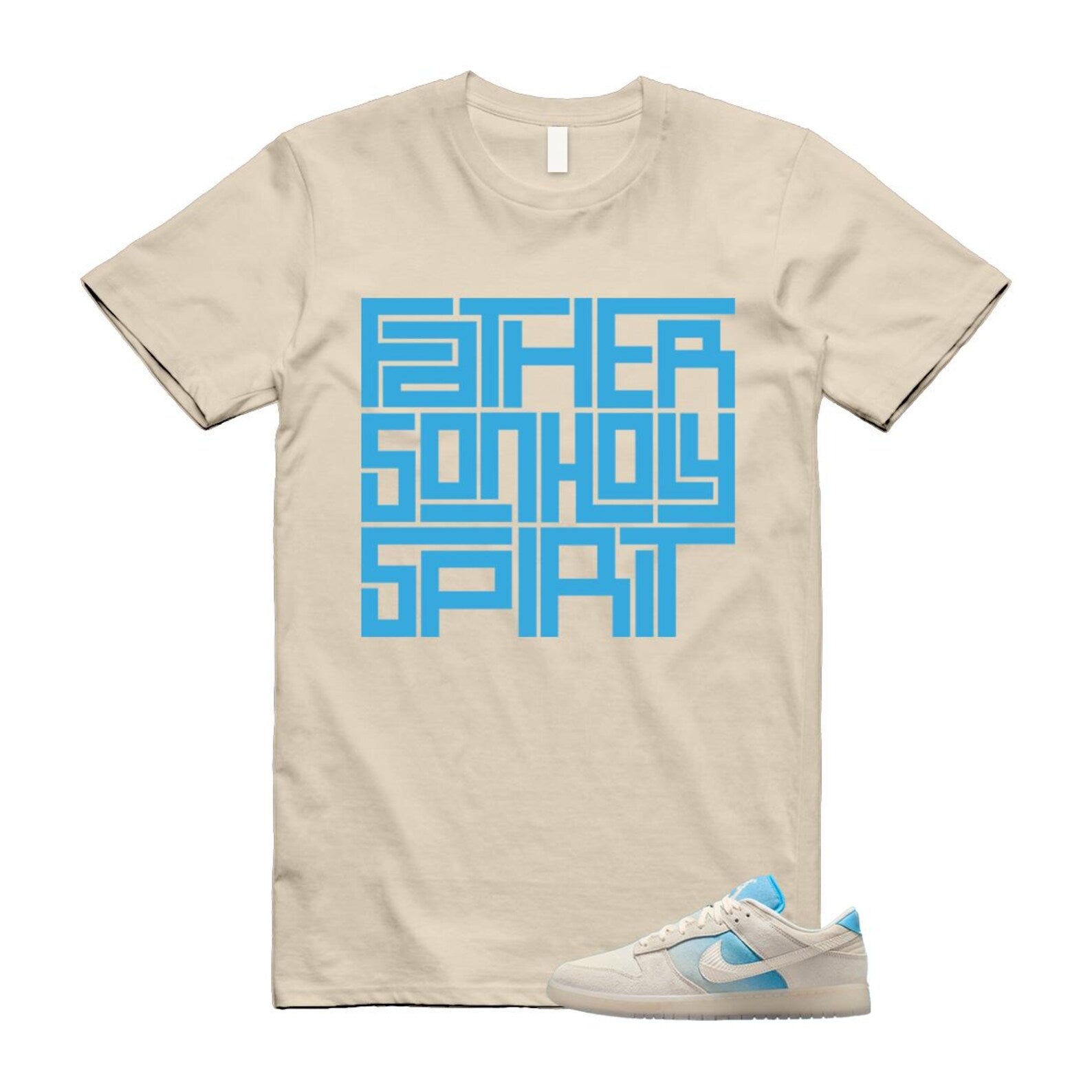 Dunk LA Sail Pale Ivory Baltic Blue SE T Shirt Match FATHER HQ3621-133 T-Shirt, Sneaker Match Tee
