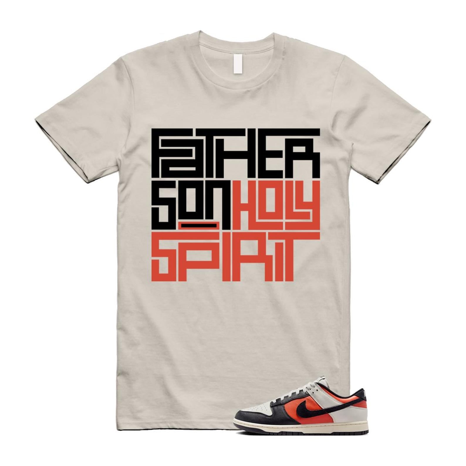 Dunk Vintage Coral Pale Ivory Phantom Black Low T Shirt Match FATHER HQ4988-030 T-Shirt, Sneaker Match Tee