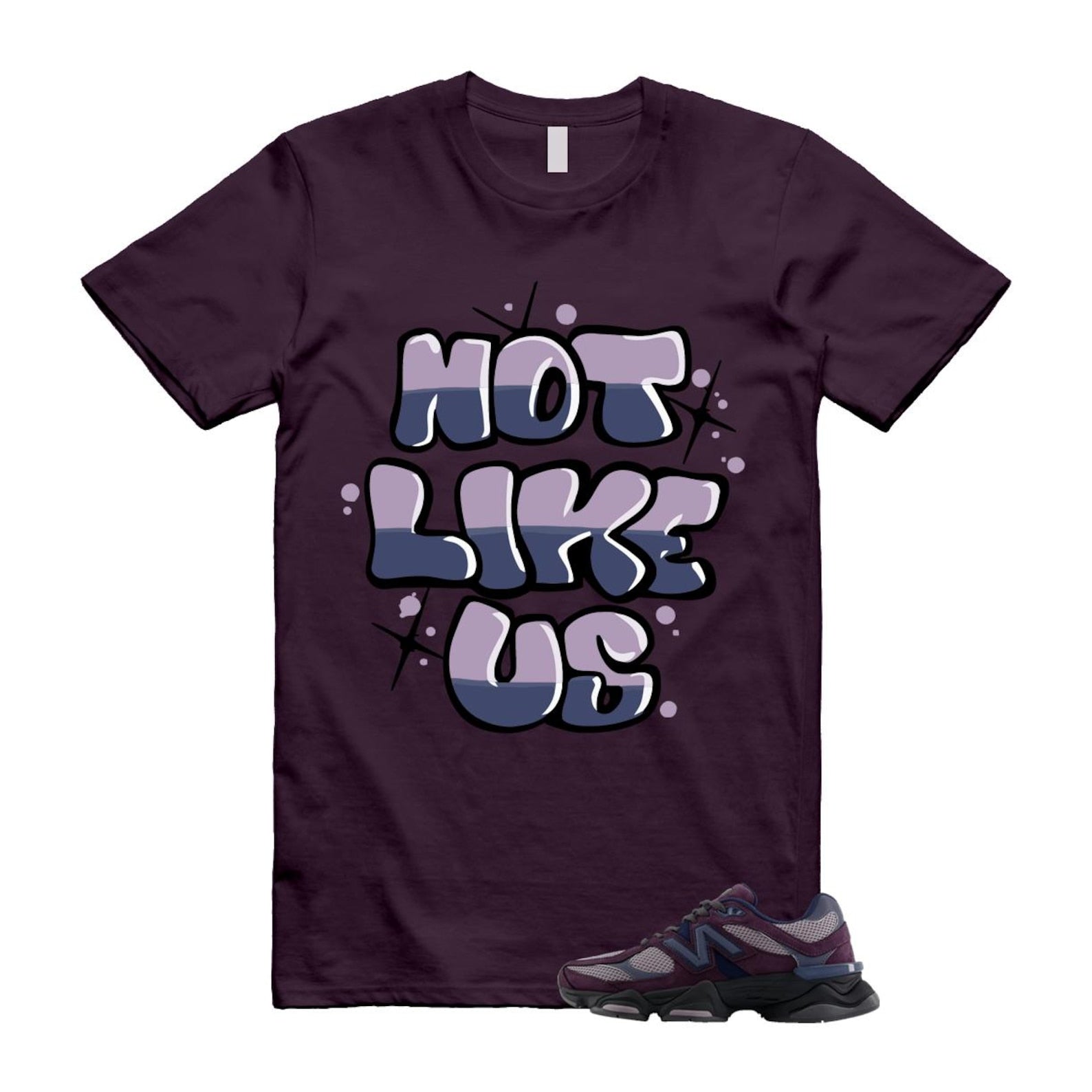 9060 Plum Brown Ice Wine Dark Arctic Grey T Shirt Match NLU U9060RFC T-Shirt, Sneaker Match Tee