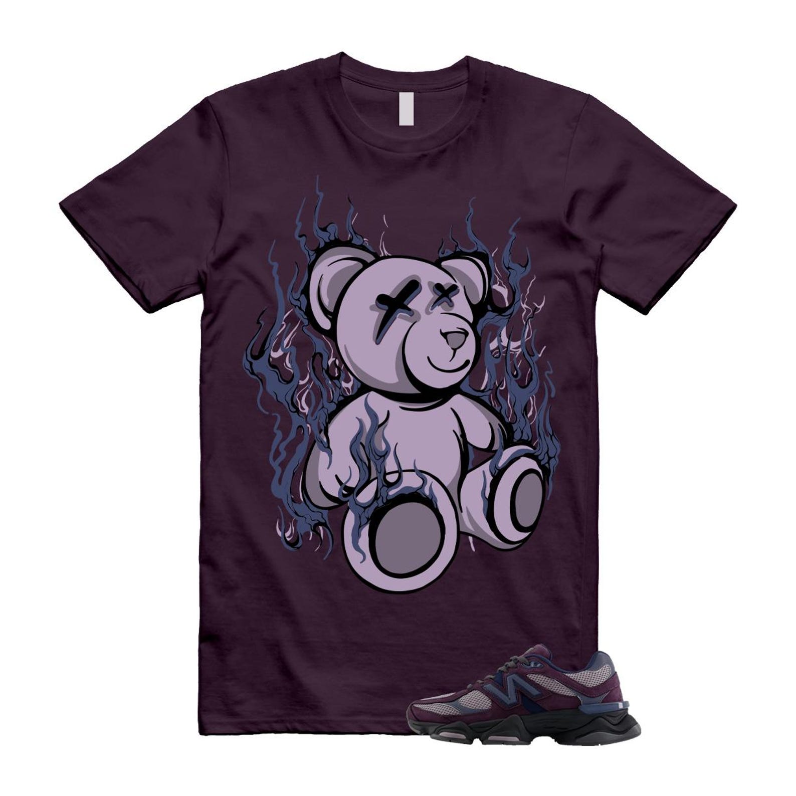 9060 Plum Brown Ice Wine Dark Arctic Grey T Shirt Match LIT U9060RFC T-Shirt, Sneaker Match Tee
