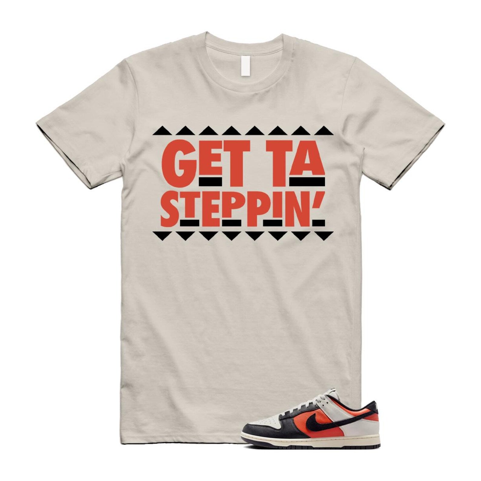 Dunk Vintage Coral Pale Ivory Phantom Black Low T Shirt Match GET HQ4988-030 T-Shirt, Sneaker Match Tee