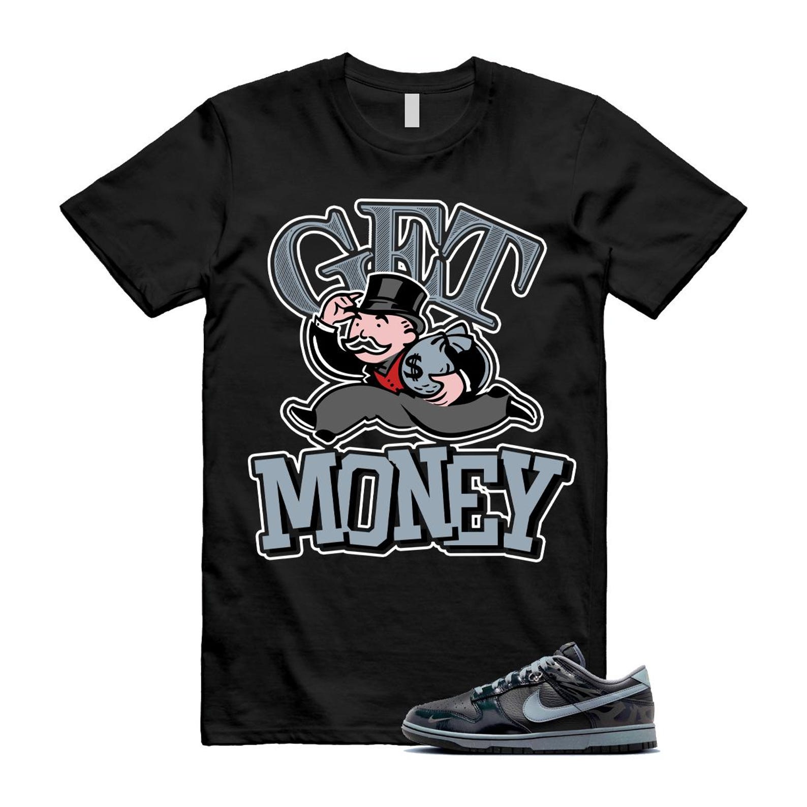 Dunk Berlin Black Off Noir Cool Grey Jade Horizon Low T Shirt Match GM FZ3053-001 T-Shirt, Sneaker Match Tee