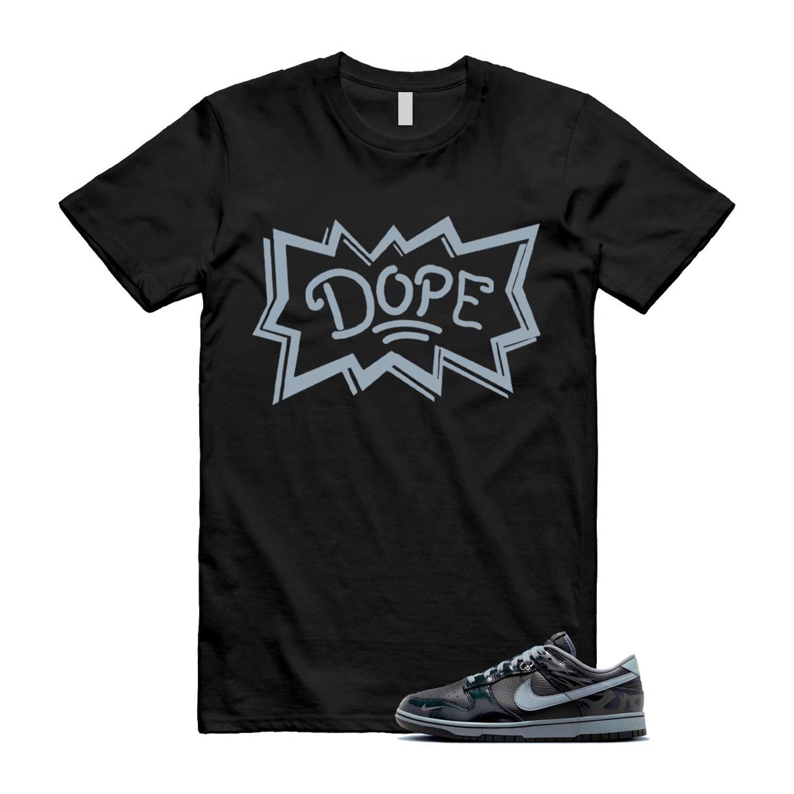 Dunk Berlin Black Off Noir Cool Grey Jade Horizon Low T Shirt Match DOPE FZ3053-001 T-Shirt, Sneaker Match Tee