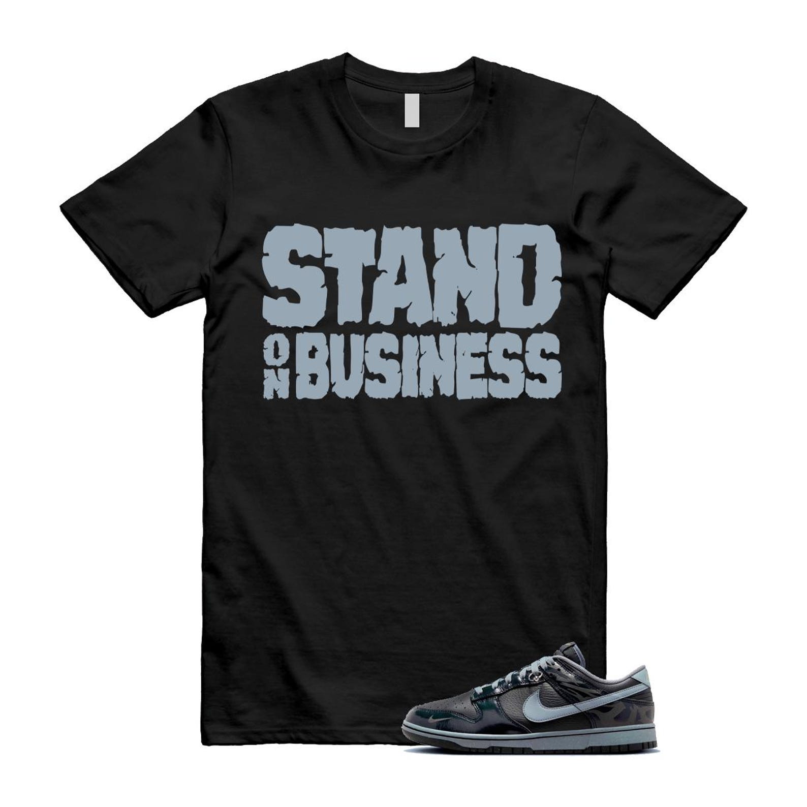 Dunk Berlin Black Off Noir Cool Grey Jade Horizon Low T Shirt Match Stand On Business FZ3053-001 T-Shirt, Sneaker Match Tee