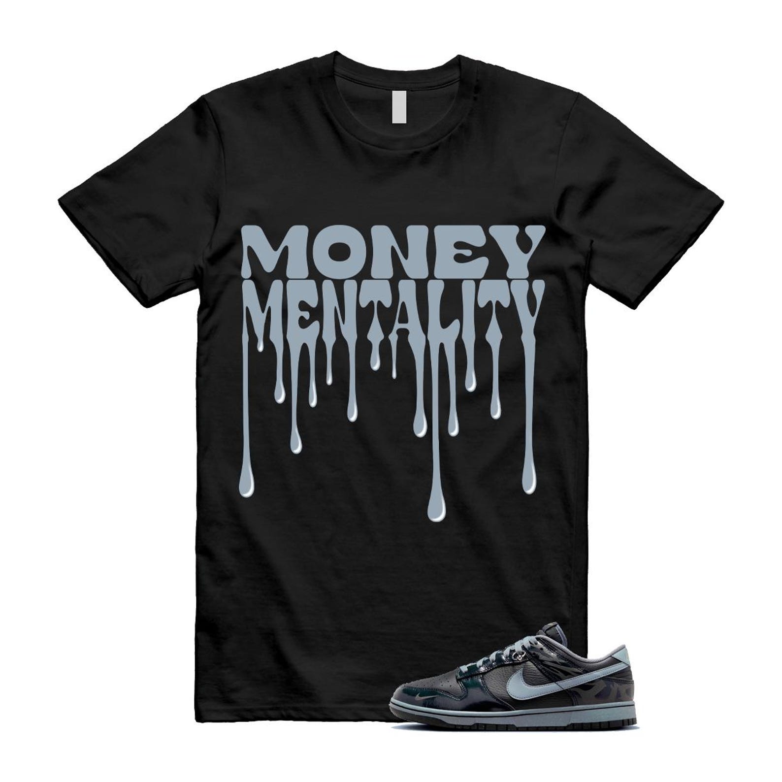 Dunk Berlin Black Off Noir Cool Grey Jade Horizon Low T Shirt Match MENTALITY FZ3053-001 T-Shirt, Sneaker Match Tee