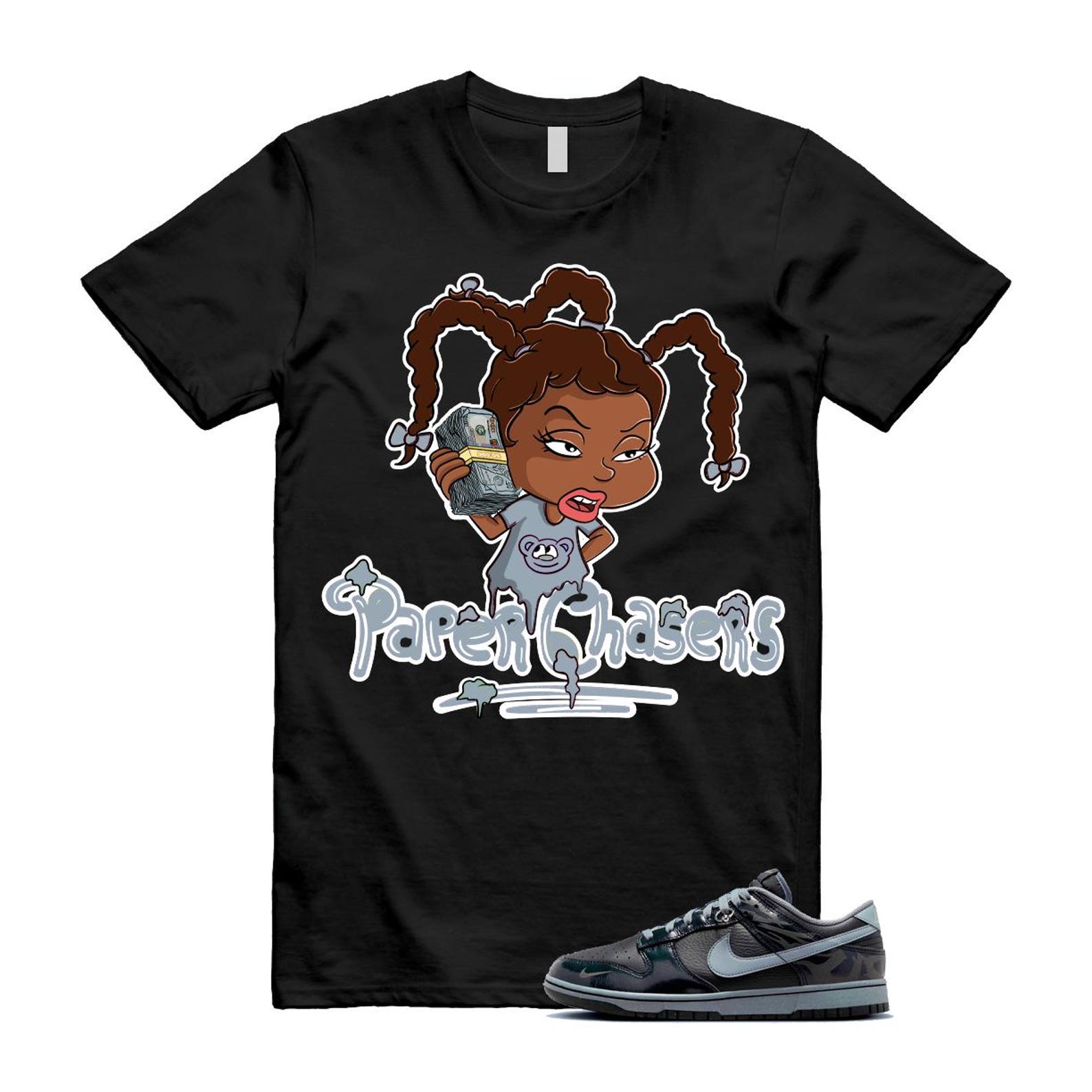 Dunk Berlin Black Off Noir Cool Grey Jade Horizon Low T Shirt Match PC FZ3053-001 T-Shirt, Sneaker Match Tee