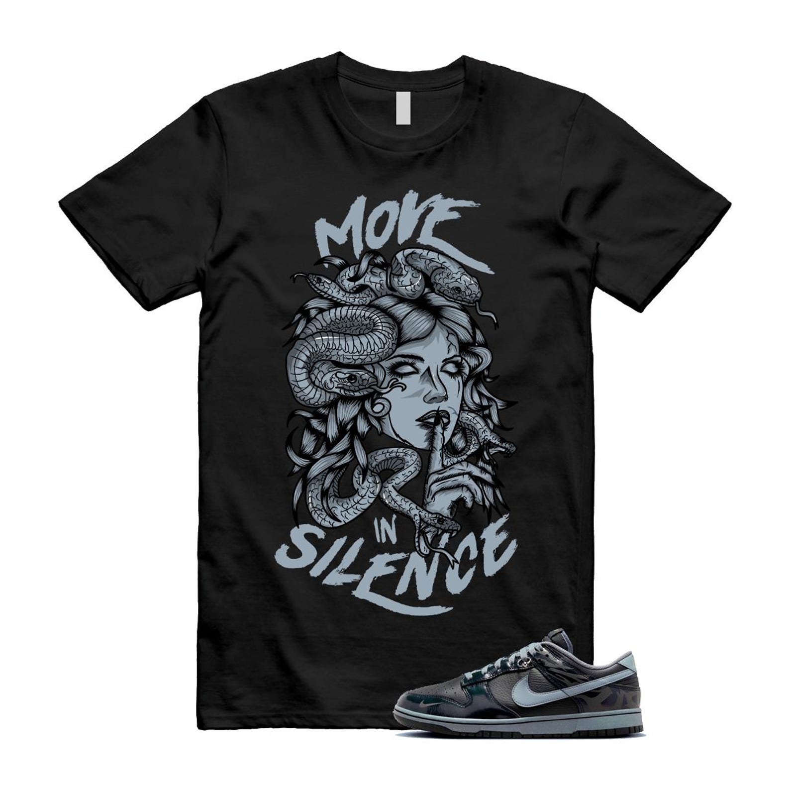 Dunk Berlin Black Off Noir Cool Grey Jade Horizon Low T Shirt Match MIS FZ3053-001 T-Shirt, Sneaker Match Tee