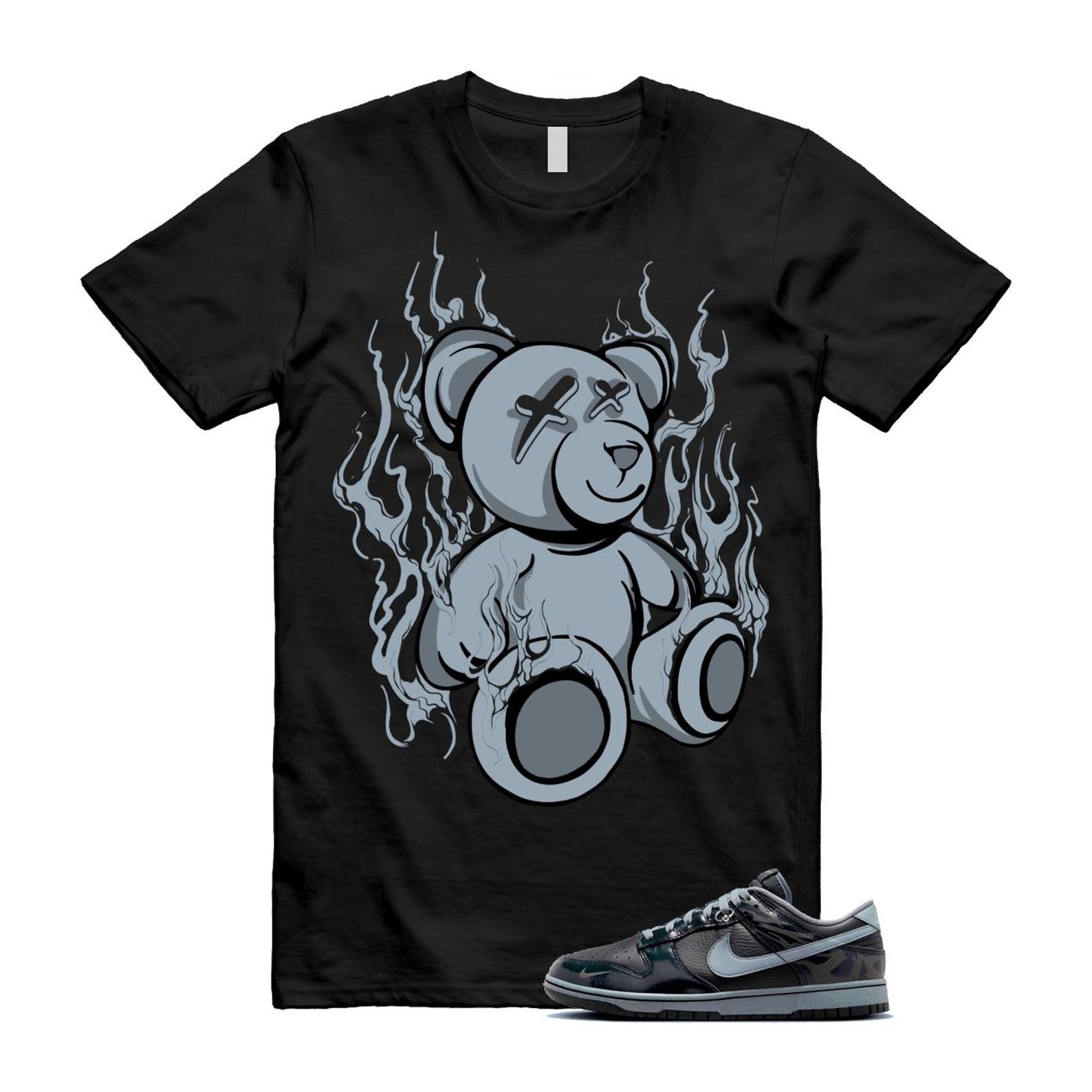 Dunk Berlin Black Off Noir Cool Grey Jade Horizon Low T Shirt Match LIT FZ3053-001 T-Shirt, Sneaker Match Tee