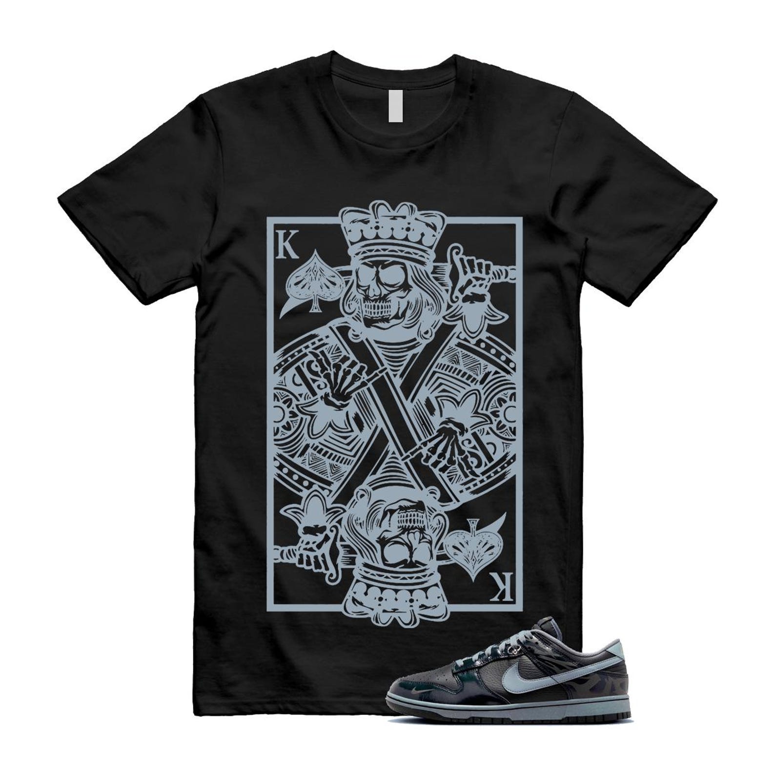Dunk Berlin Black Off Noir Cool Grey Jade Horizon Low T Shirt Match KC FZ3053-001 T-Shirt, Sneaker Match Tee