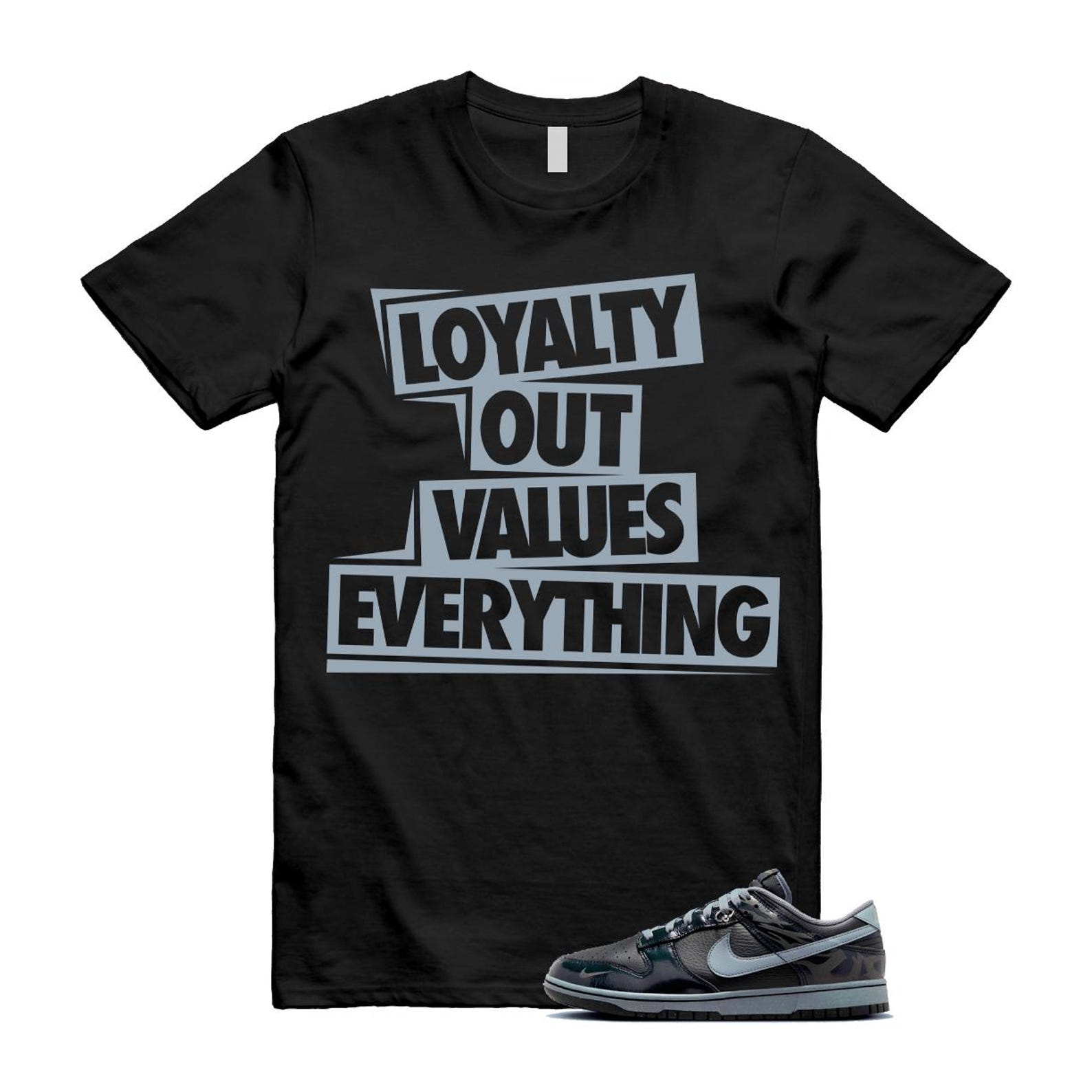 Dunk Berlin Black Off Noir Cool Grey Jade Horizon Low T Shirt Match LOVE FZ3053-001 T-Shirt, Sneaker Match Tee