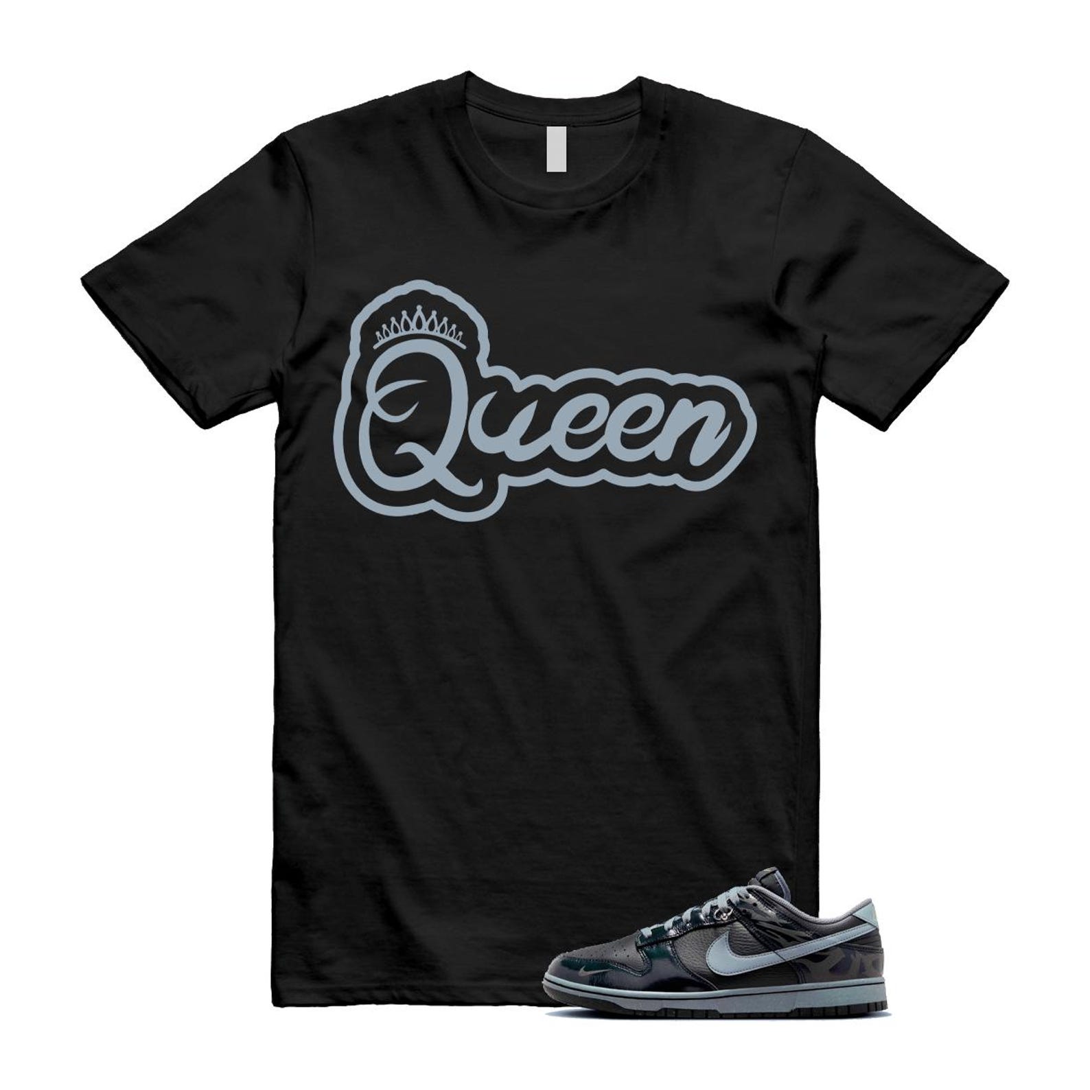 Dunk Berlin Black Off Noir Cool Grey Jade Horizon Low T Shirt Match Q2 FZ3053-001 T-Shirt, Sneaker Match Tee