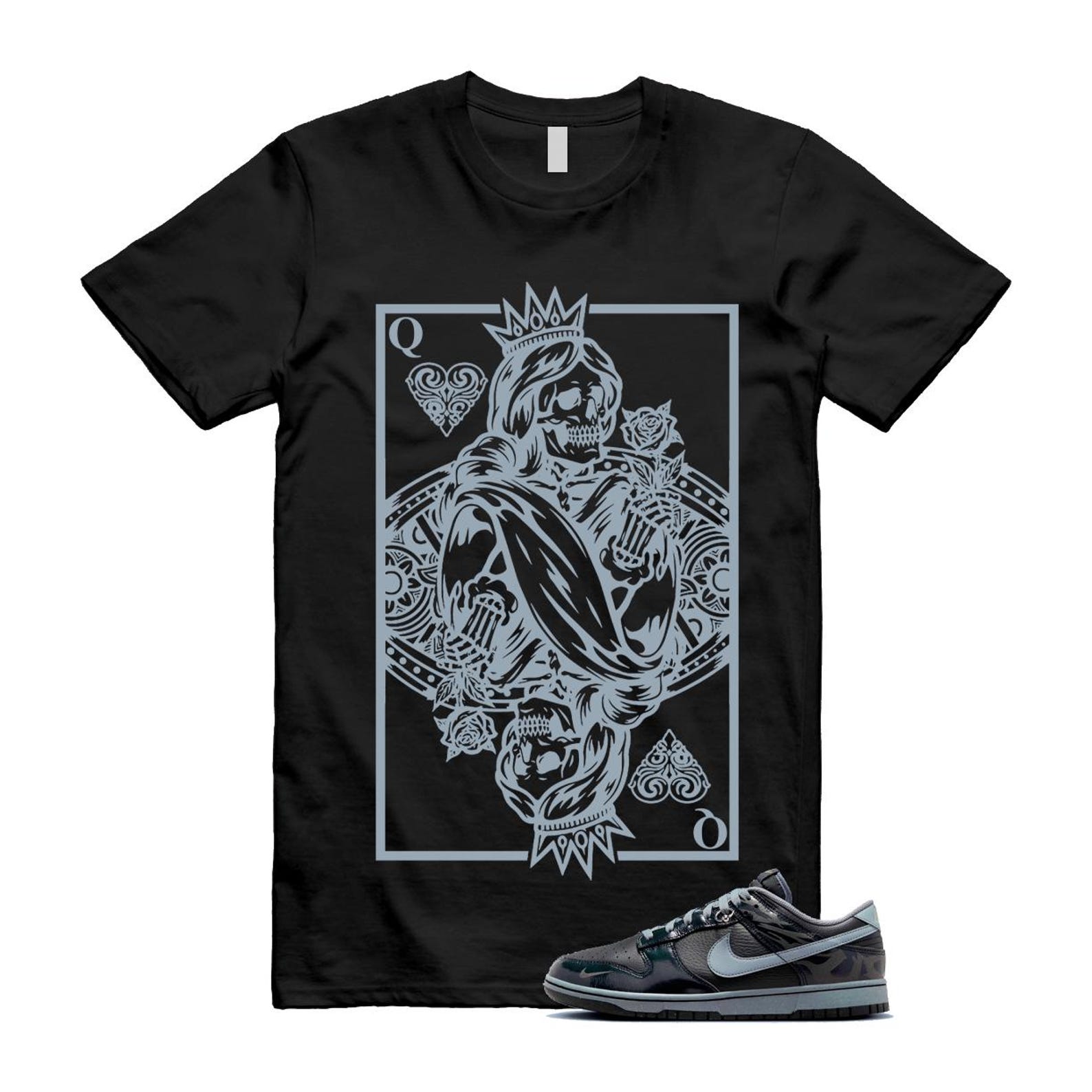 Dunk Berlin Black Off Noir Cool Grey Jade Horizon Low T Shirt Match QC FZ3053-001 T-Shirt, Sneaker Match Tee