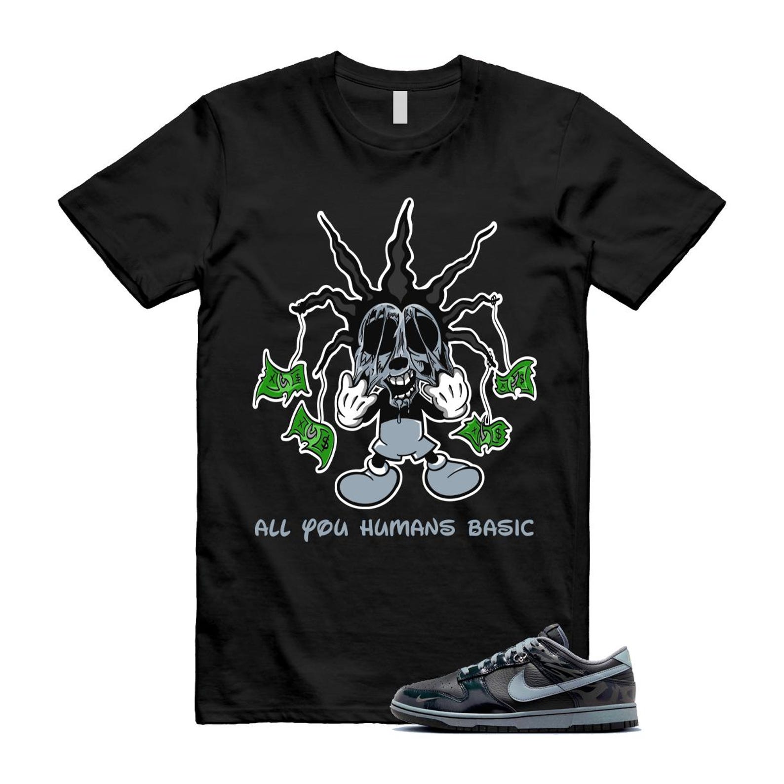 Dunk Berlin Black Off Noir Cool Grey Jade Horizon Low T Shirt Match HOOK FZ3053-001 T-Shirt, Sneaker Match Tee