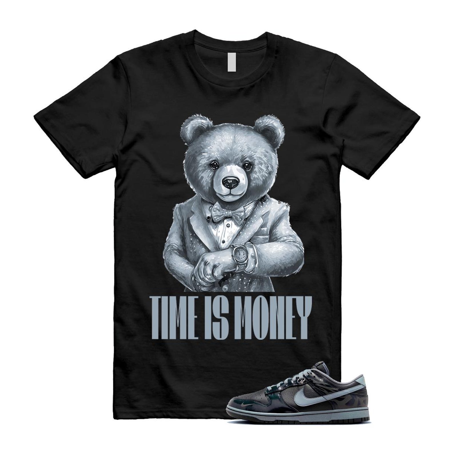 Dunk Berlin Black Off Noir Cool Grey Jade Horizon Low T Shirt Match TIM FZ3053-001 T-Shirt, Sneaker Match Tee