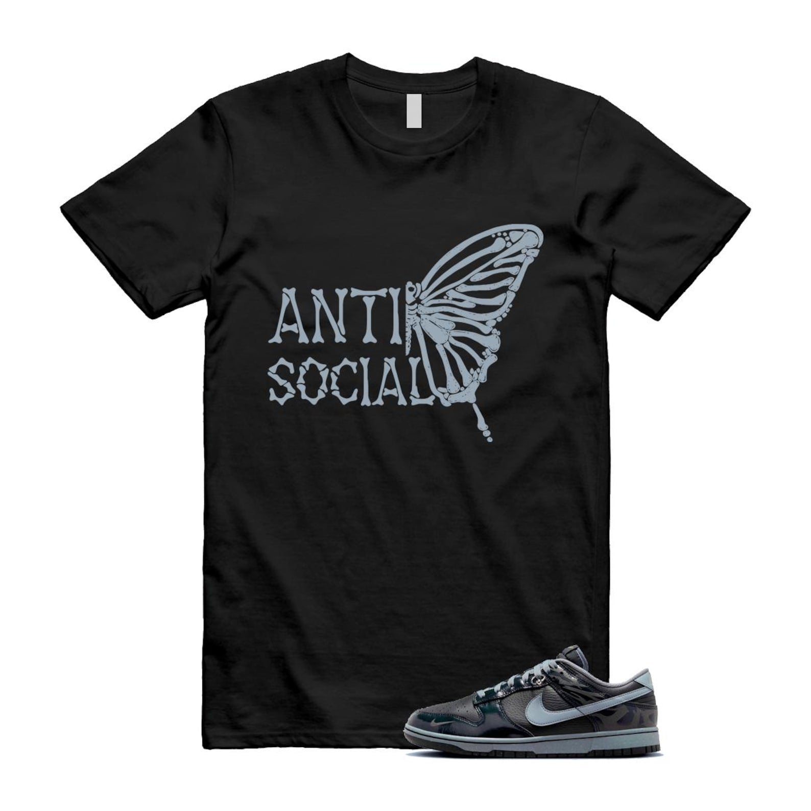 Dunk Berlin Black Off Noir Cool Grey Jade Horizon Low T Shirt Match ASB FZ3053-001 T-Shirt, Sneaker Match Tee