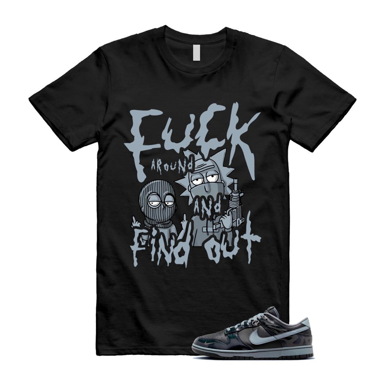 Dunk Berlin Black Off Noir Cool Grey Jade Horizon Low T Shirt Match MORTY FZ3053-001 T-Shirt, Sneaker Match Tee