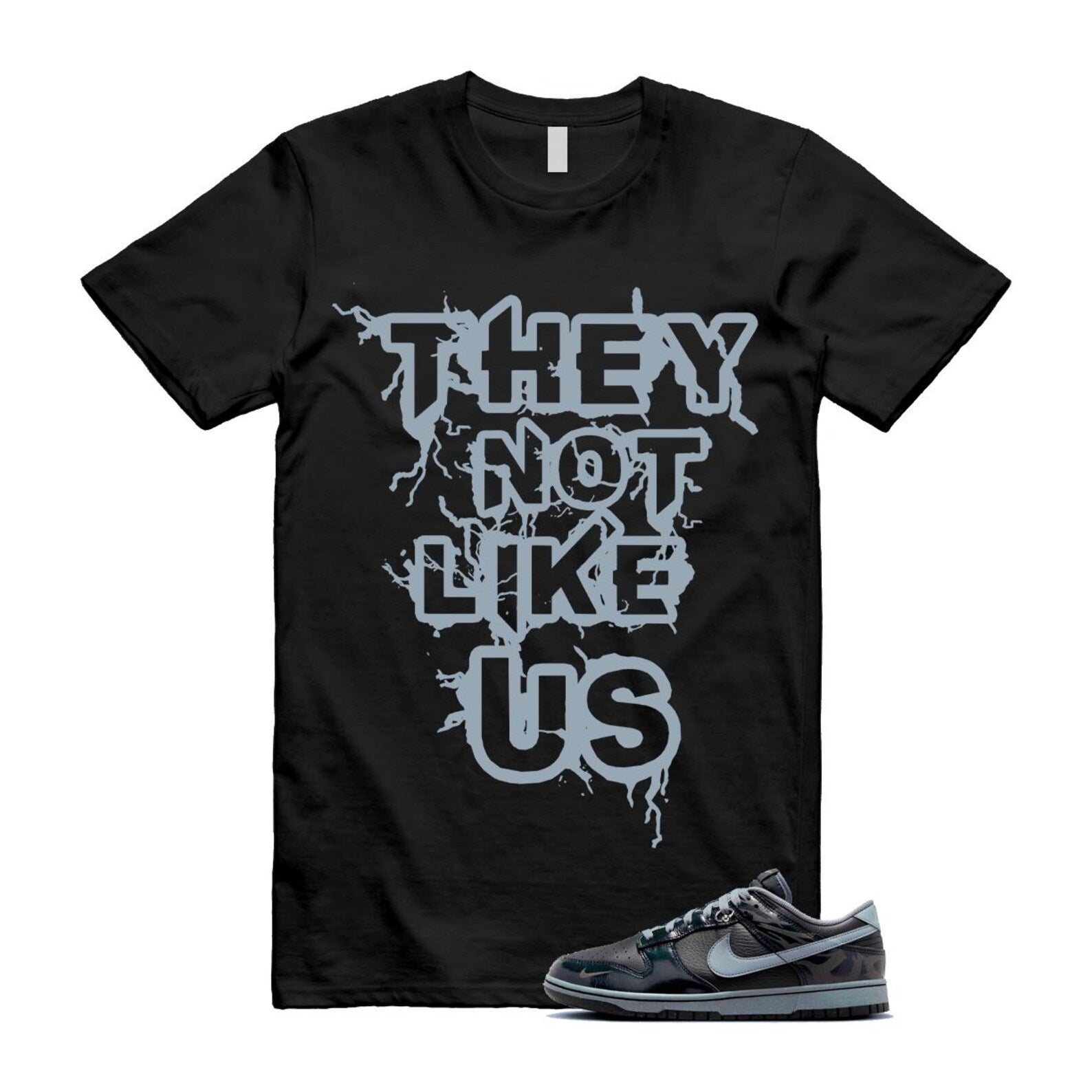 Dunk Berlin Black Off Noir Cool Grey Jade Horizon Low T Shirt Match US FZ3053-001 T-Shirt, Sneaker Match Tee