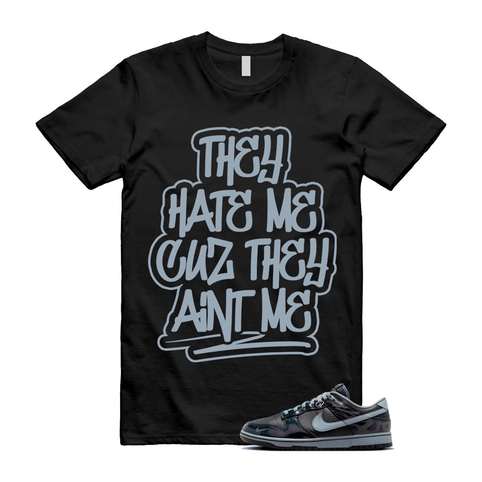 Dunk Berlin Black Off Noir Cool Grey Jade Horizon Low T Shirt Match AINT ME FZ3053-001 T-Shirt, Sneaker Match Tee