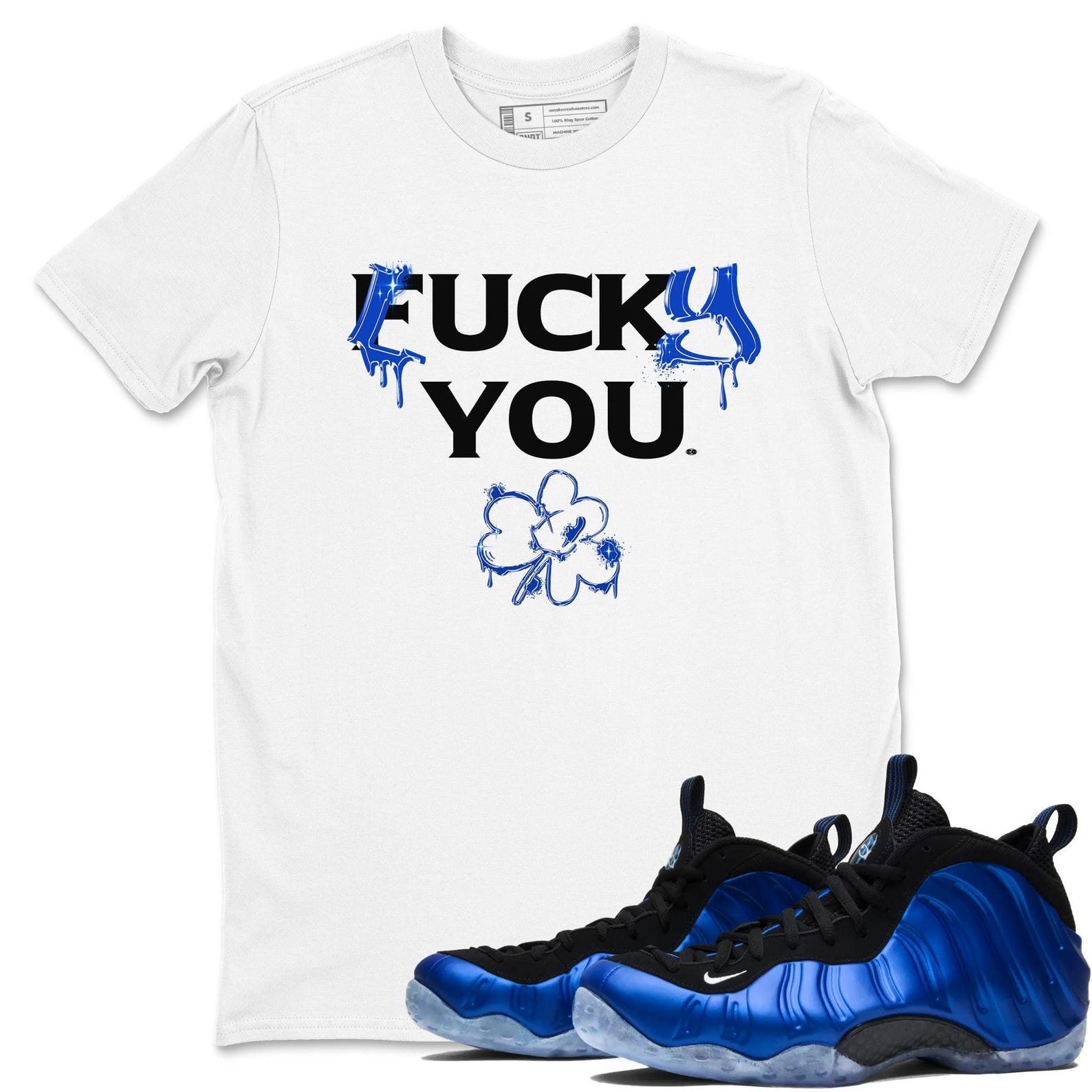 Lucky You Sneaker T Shirts To Match Jordans Foamposite One Royal, FQ8181-511 T-Shirt, Sneaker Match Tee