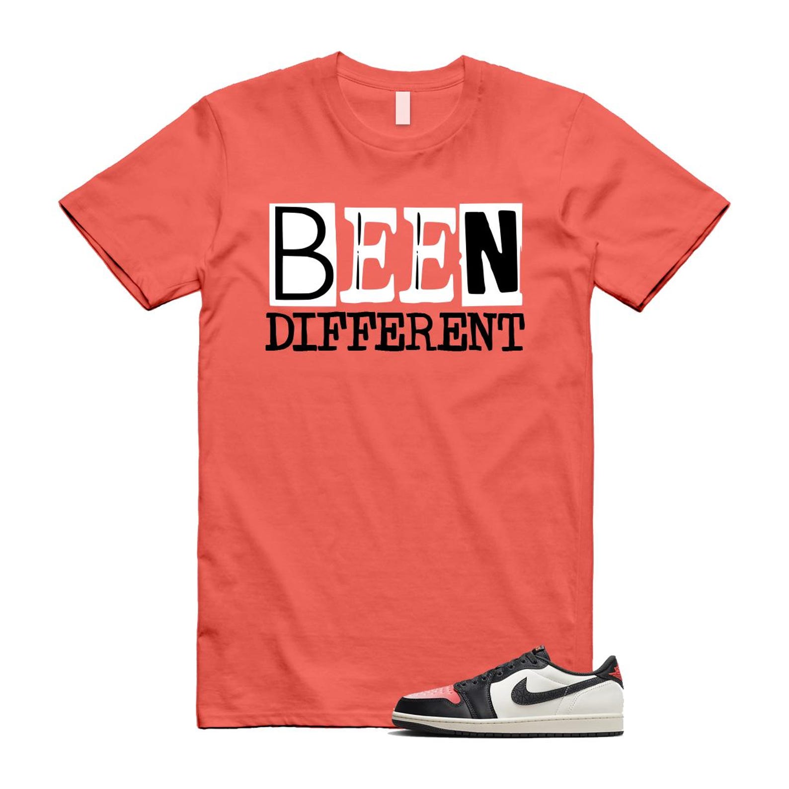 1 Infrared 23 Sail Off Noir Pink Oxford Black White Low T Shirt Match BEEN HF8828-100 T-Shirt, Sneaker Match Tee