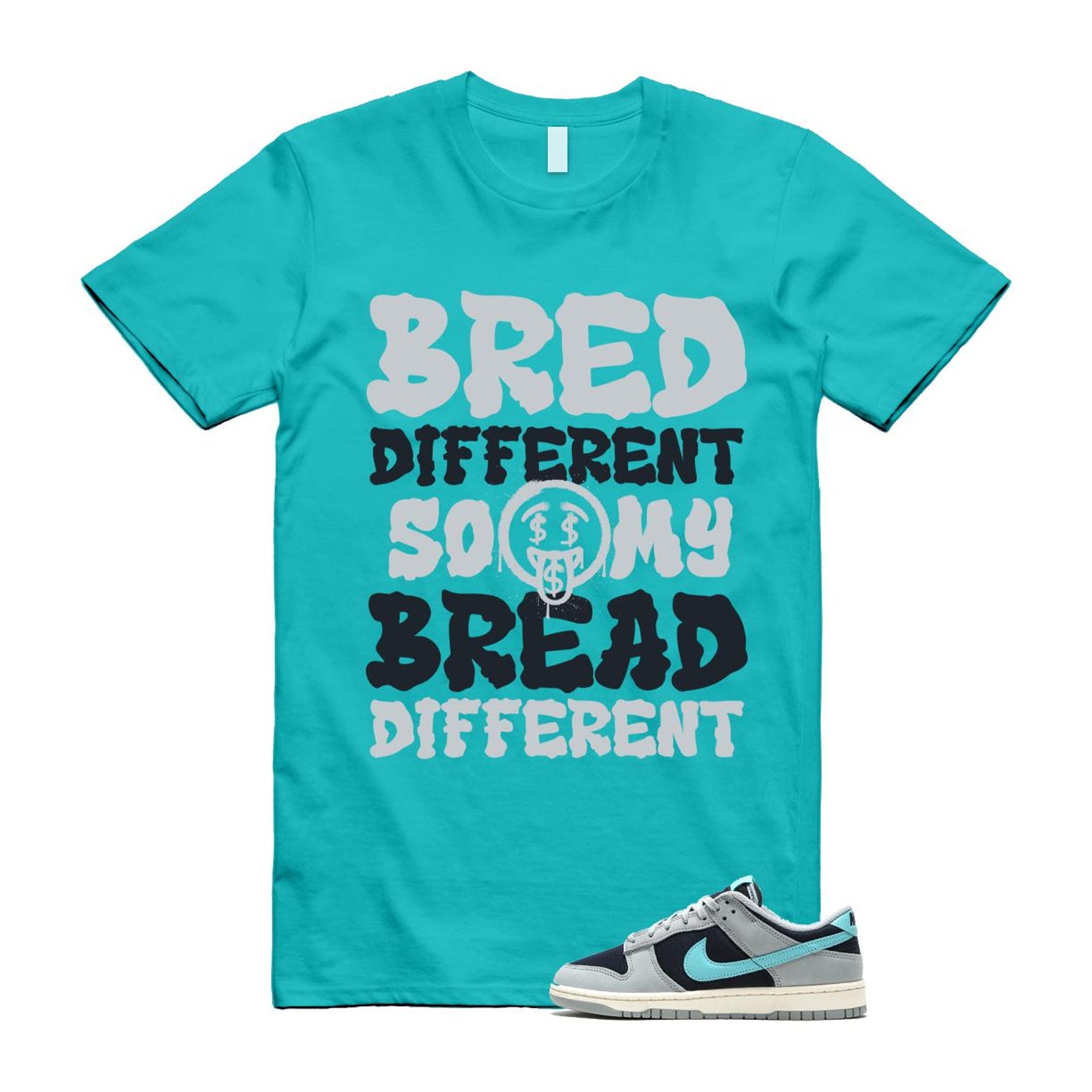 Dunk Green Frost Light Pumice Dark Obsidian Coconut Milk Low Retro Premium T Shirt Match BDBD FB8895-001 T-Shirt, Sneaker Match Tee