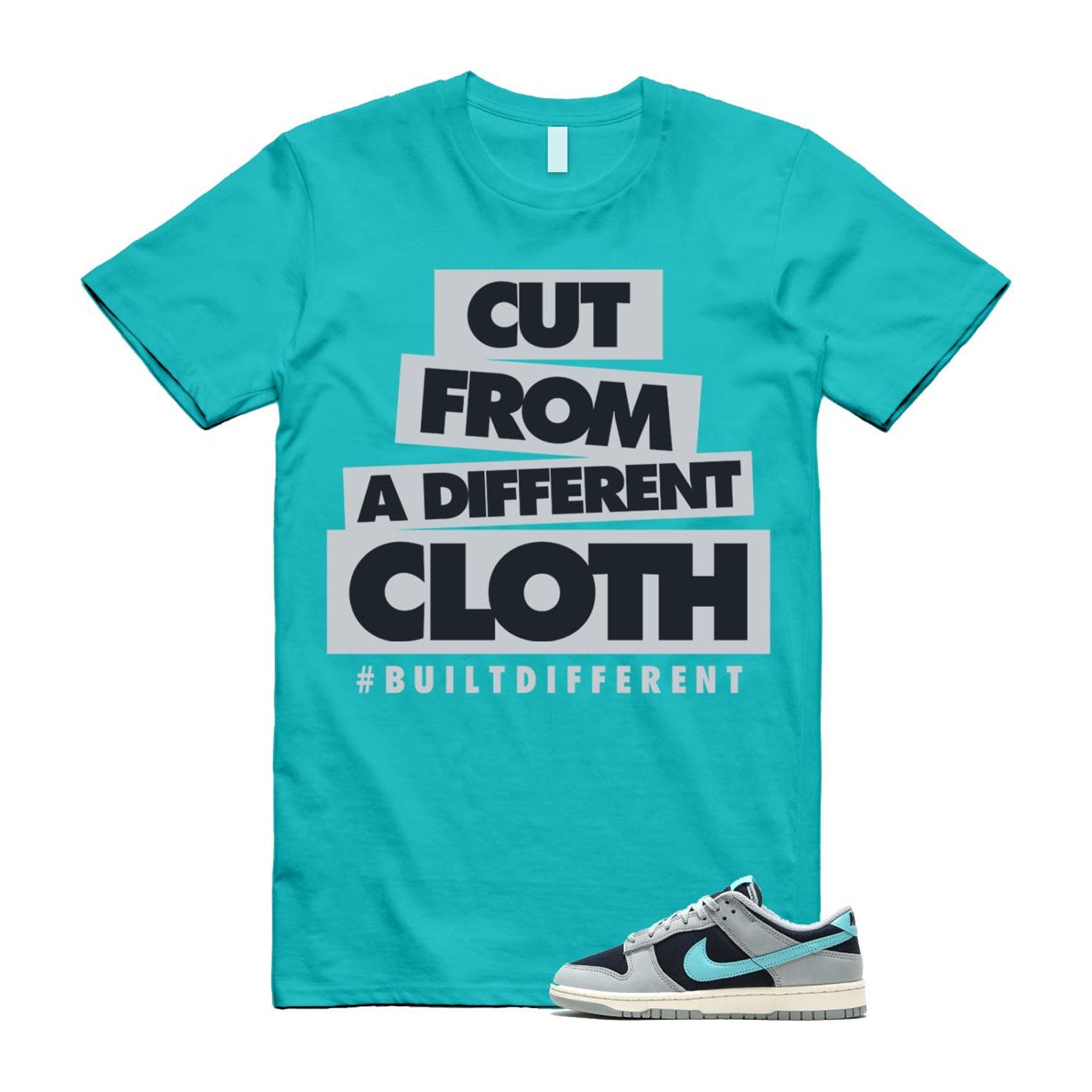 Dunk Green Frost Light Pumice Dark Obsidian Coconut Milk Low Retro Premium T Shirt Match CLOTH FB8895-001 T-Shirt, Sneaker Match Tee