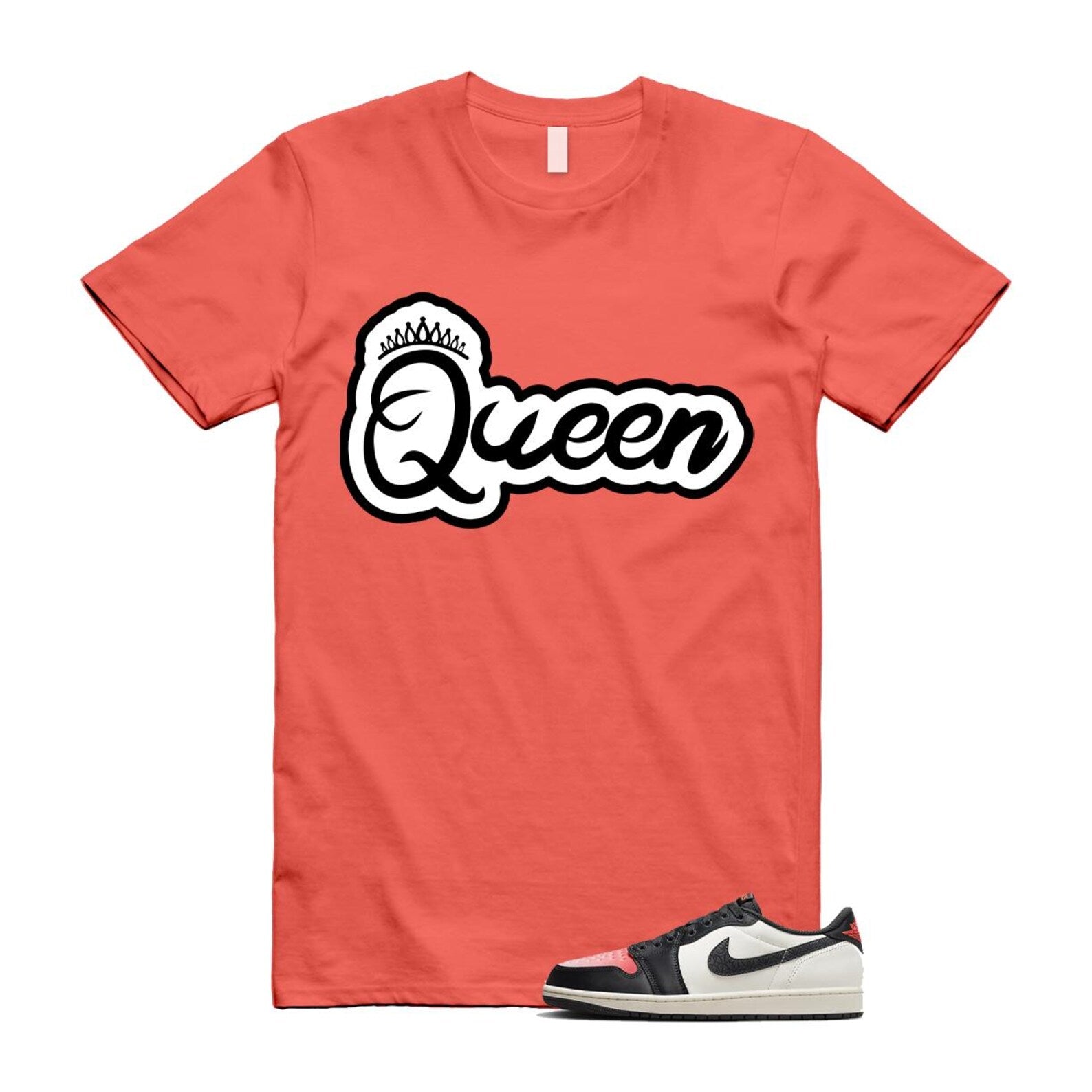 1 Infrared 23 Sail Off Noir Pink Oxford Black White Low T Shirt Match Q2 HF8828-100 T-Shirt, Sneaker Match Tee