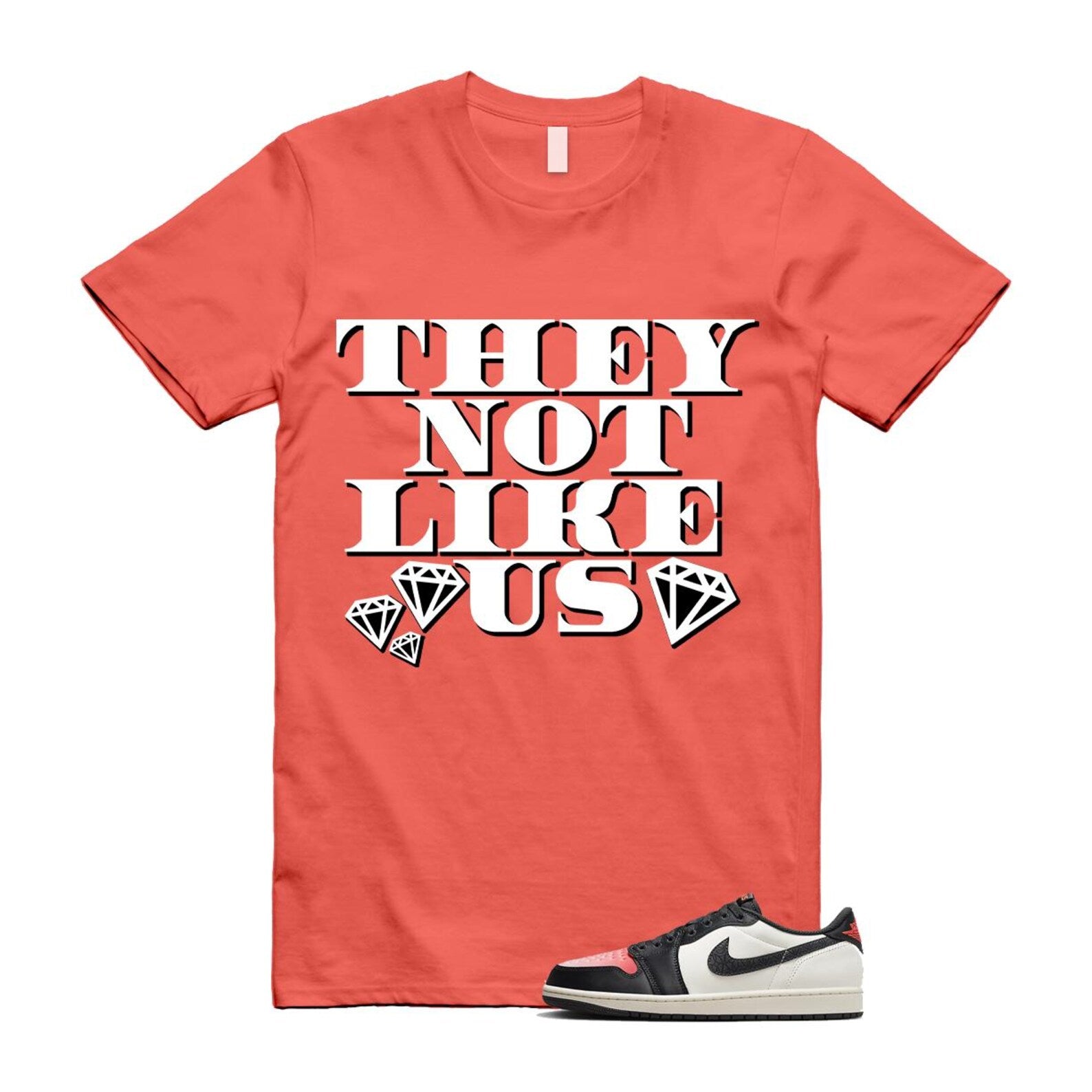 1 Infrared 23 Sail Off Noir Pink Oxford Black White Low T Shirt Match US2 HF8828-100 T-Shirt, Sneaker Match Tee