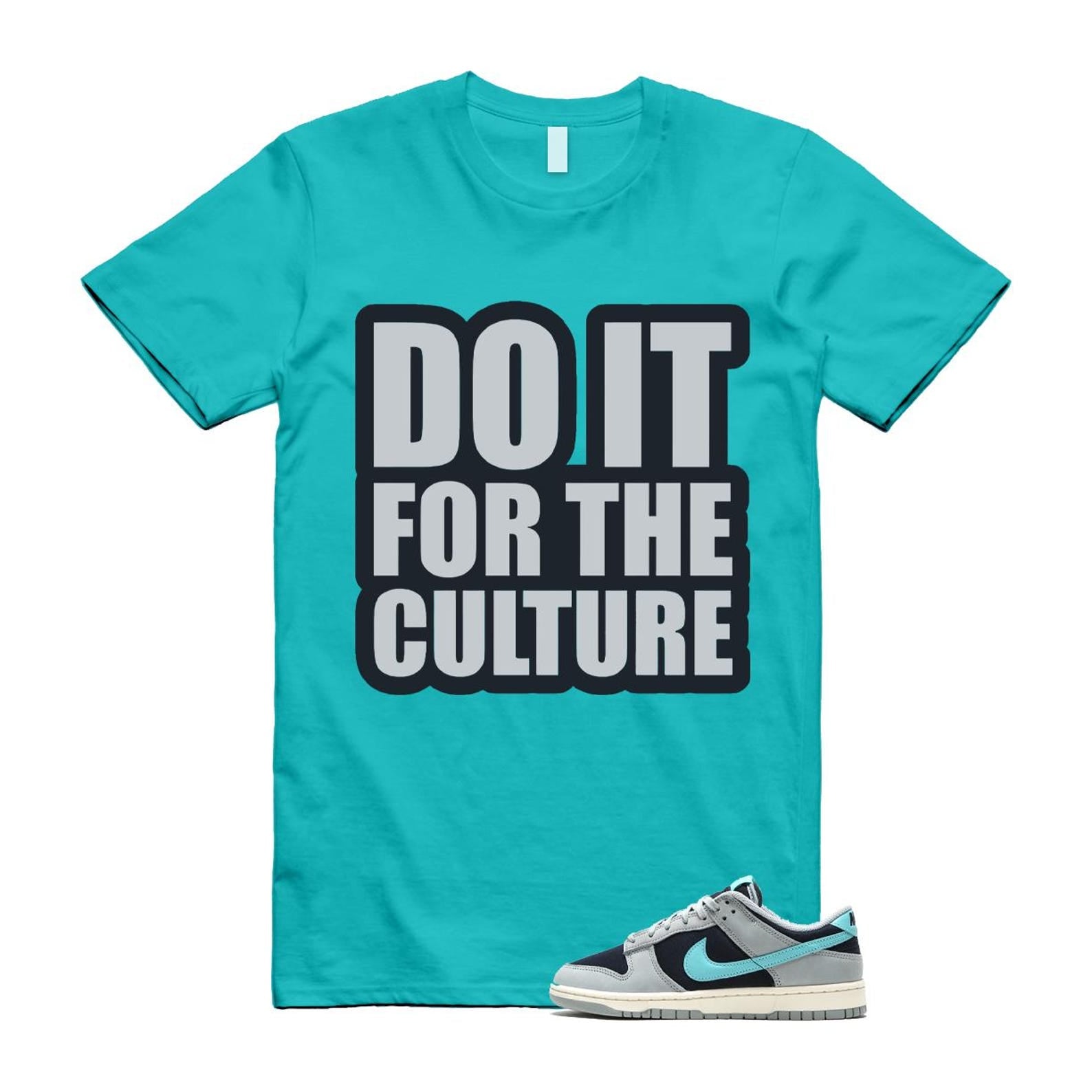 Dunk Green Frost Light Pumice Dark Obsidian Coconut Milk Low Retro Premium T Shirt Match CULTURE FB8895-001 T-Shirt, Sneaker Match Tee