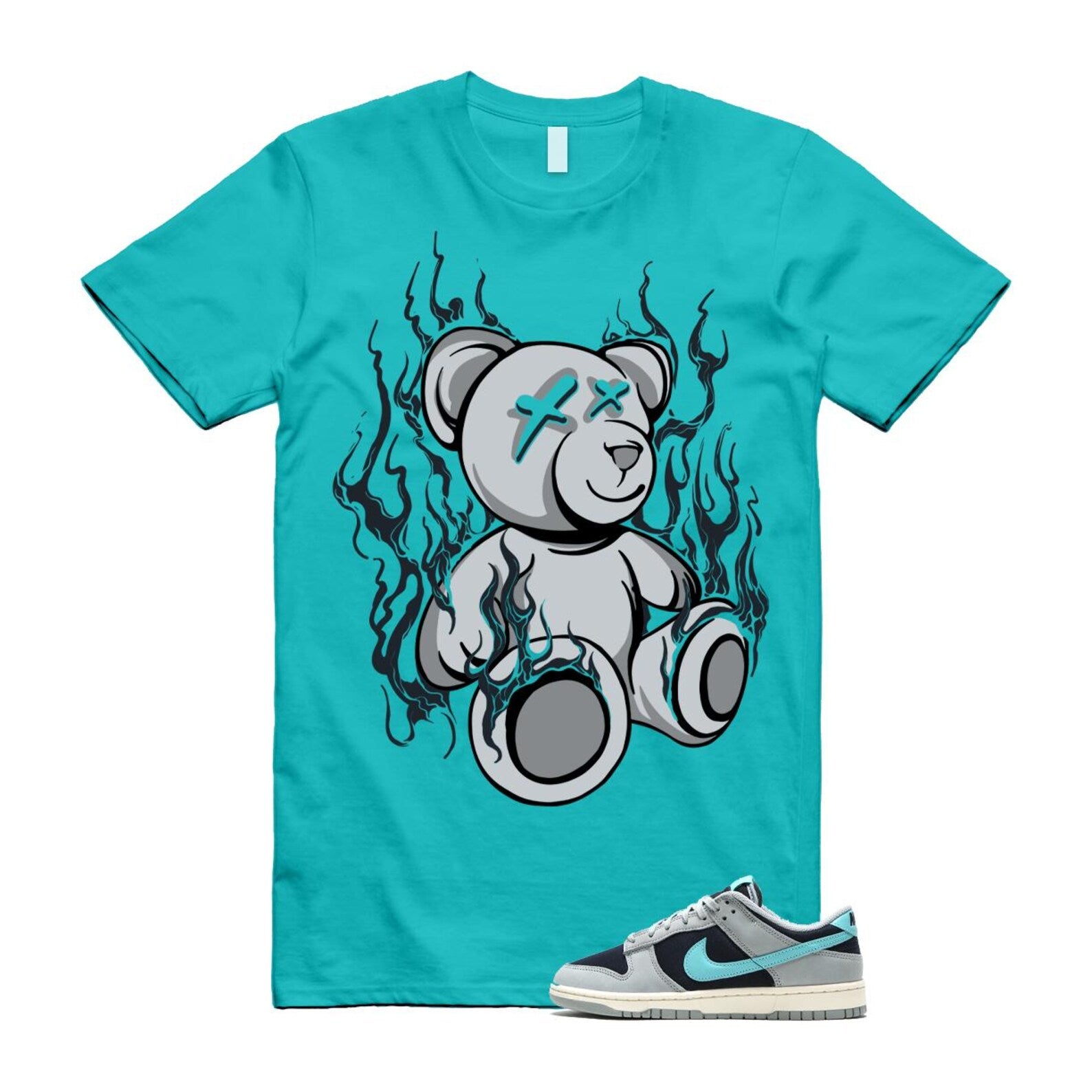 Dunk Green Frost Light Pumice Dark Obsidian Coconut Milk Low Retro Premium T Shirt Match LIT FB8895-001 T-Shirt, Sneaker Match Tee