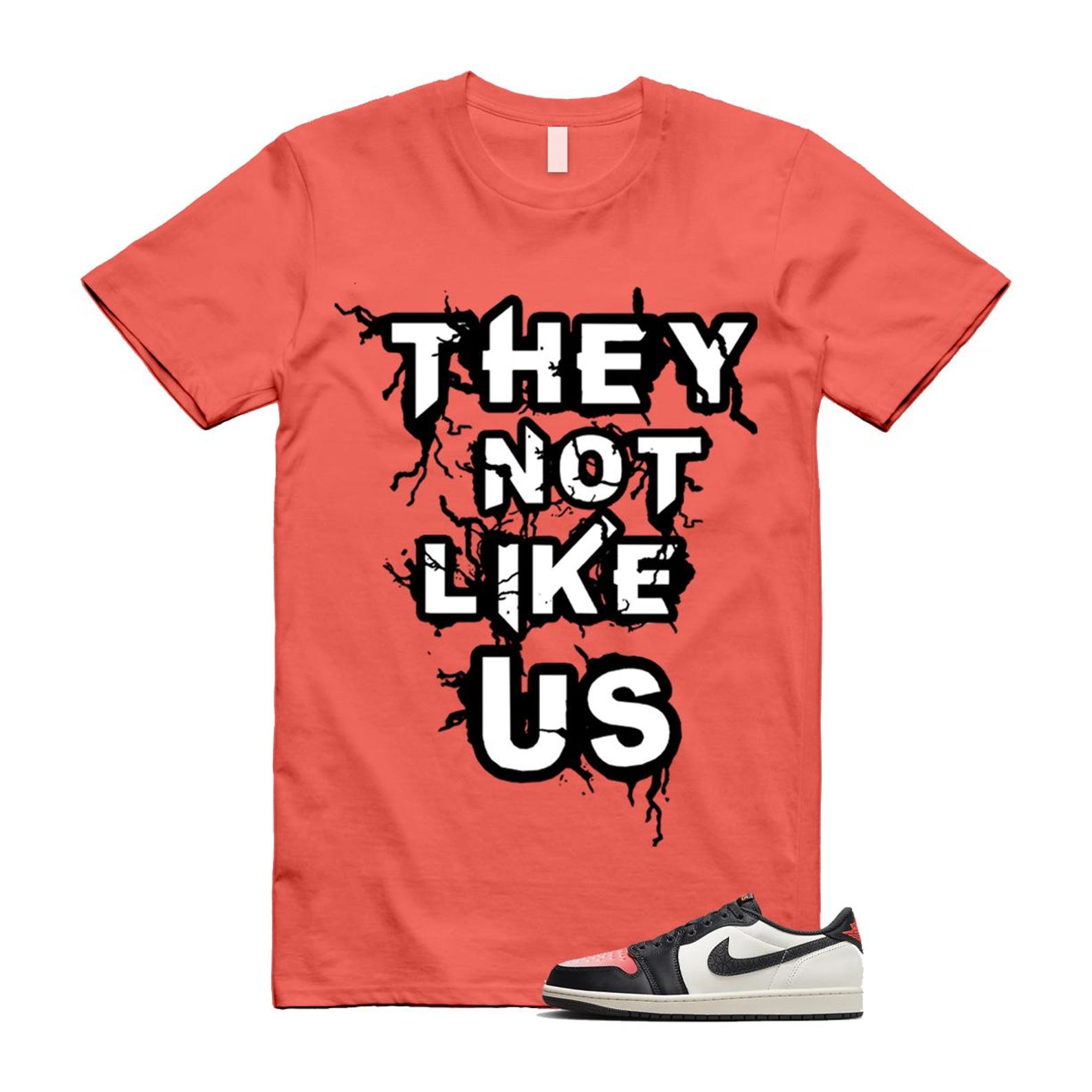 1 Infrared 23 Sail Off Noir Pink Oxford Black White Low T Shirt Match US HF8828-100 T-Shirt, Sneaker Match Tee